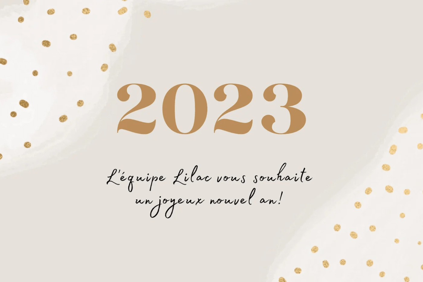 Bonne année 2023 à vous toutes! - Atelier Lilac