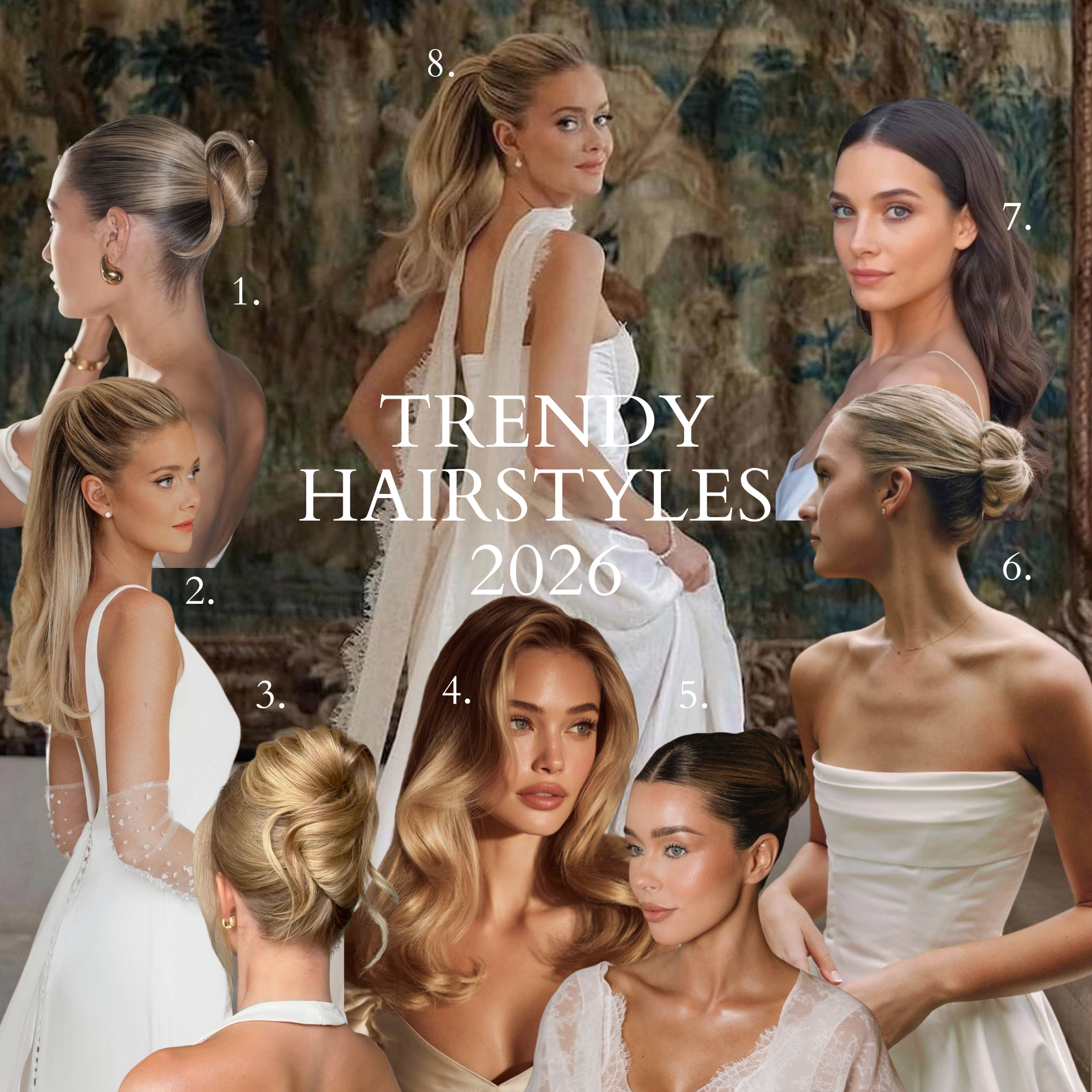 8 coiffure de mariage tendance en 2026 avec les 8 photos de mariees en inspiration