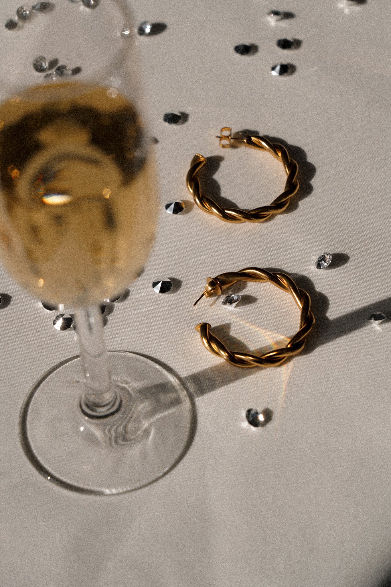 Gaia- Twisted Hoop Earrings