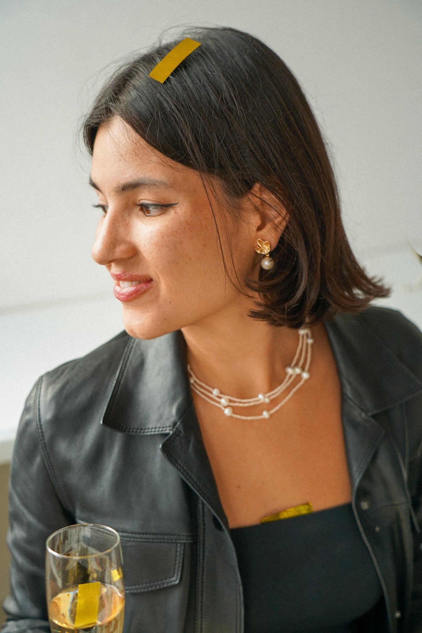 Cosmos - Pearl Back Necklace