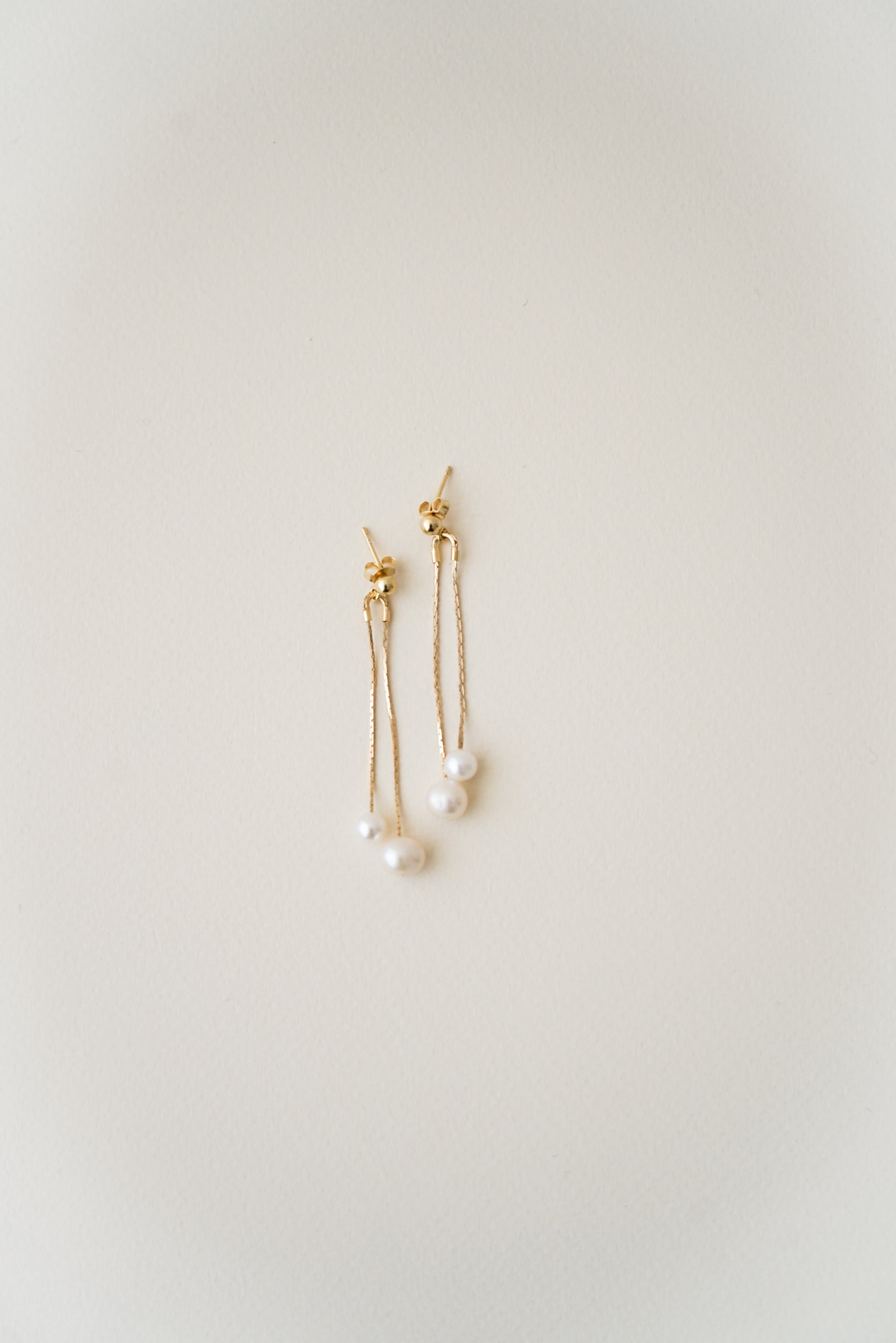 Raffinée - Boucles d'oreilles mariage perles naturelles