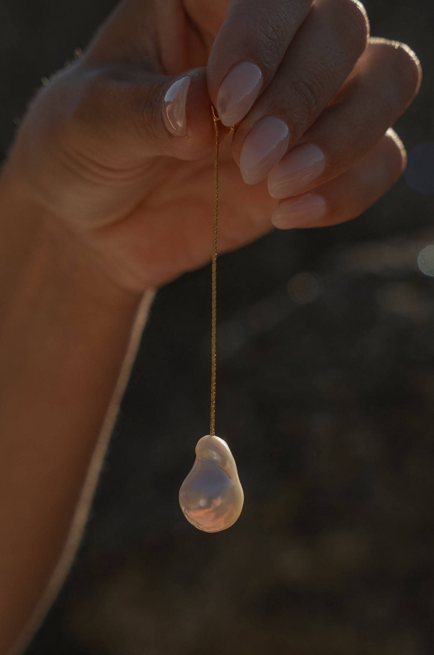 Oceana– Boucles d'oreilles pendantes perles baroques