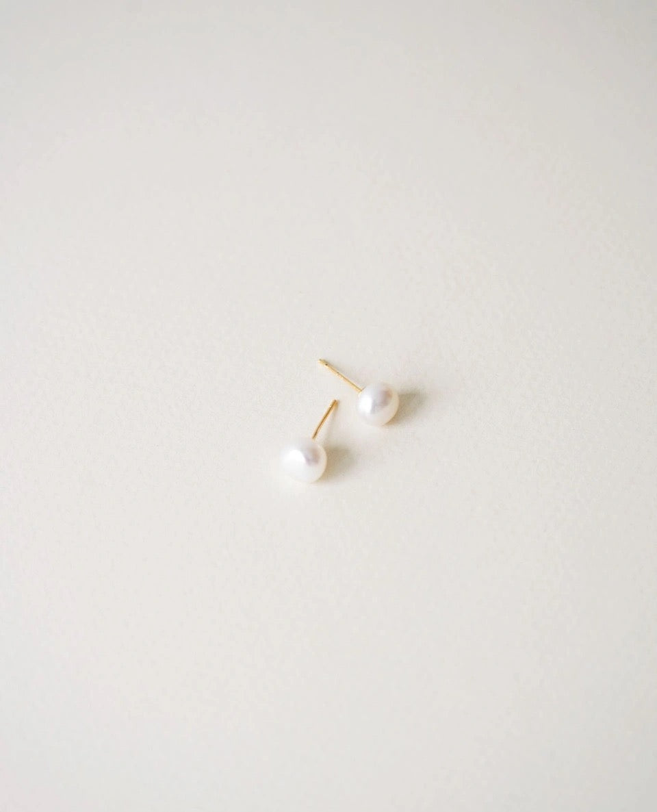 Napoli – Brincos de Pérola Natural de Água Doce