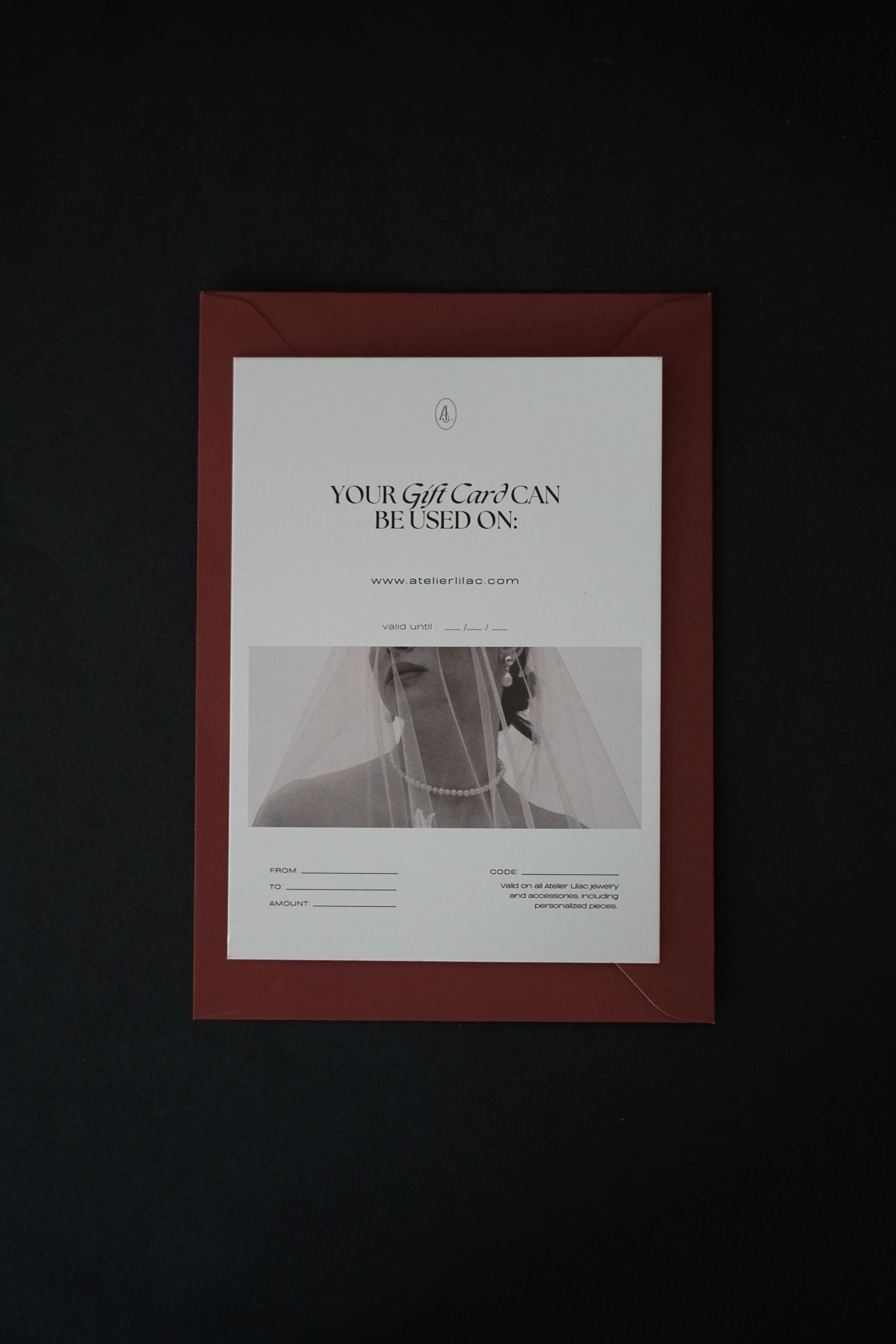 Carte Cadeau Mariage - Atelier Lilac