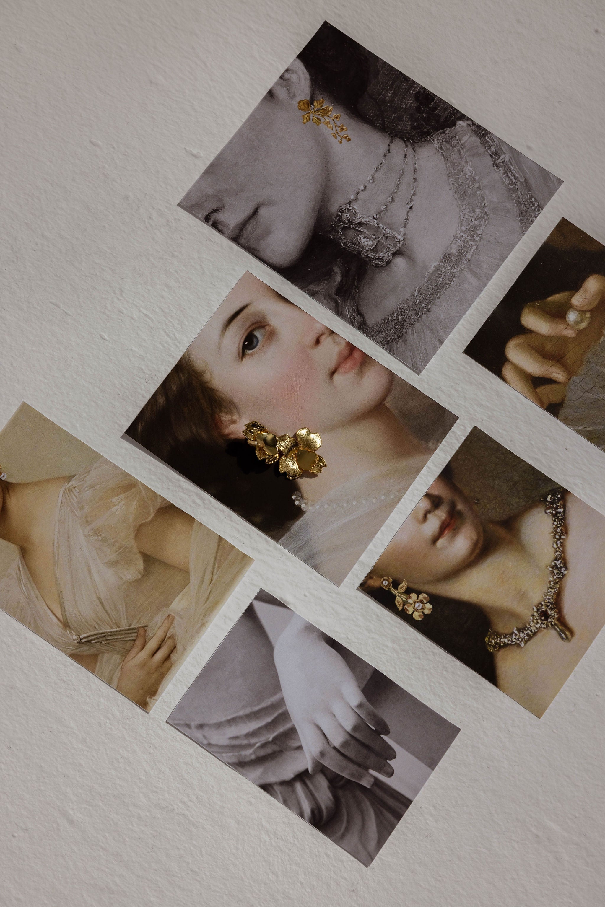 Romantica - floral wedding earrings