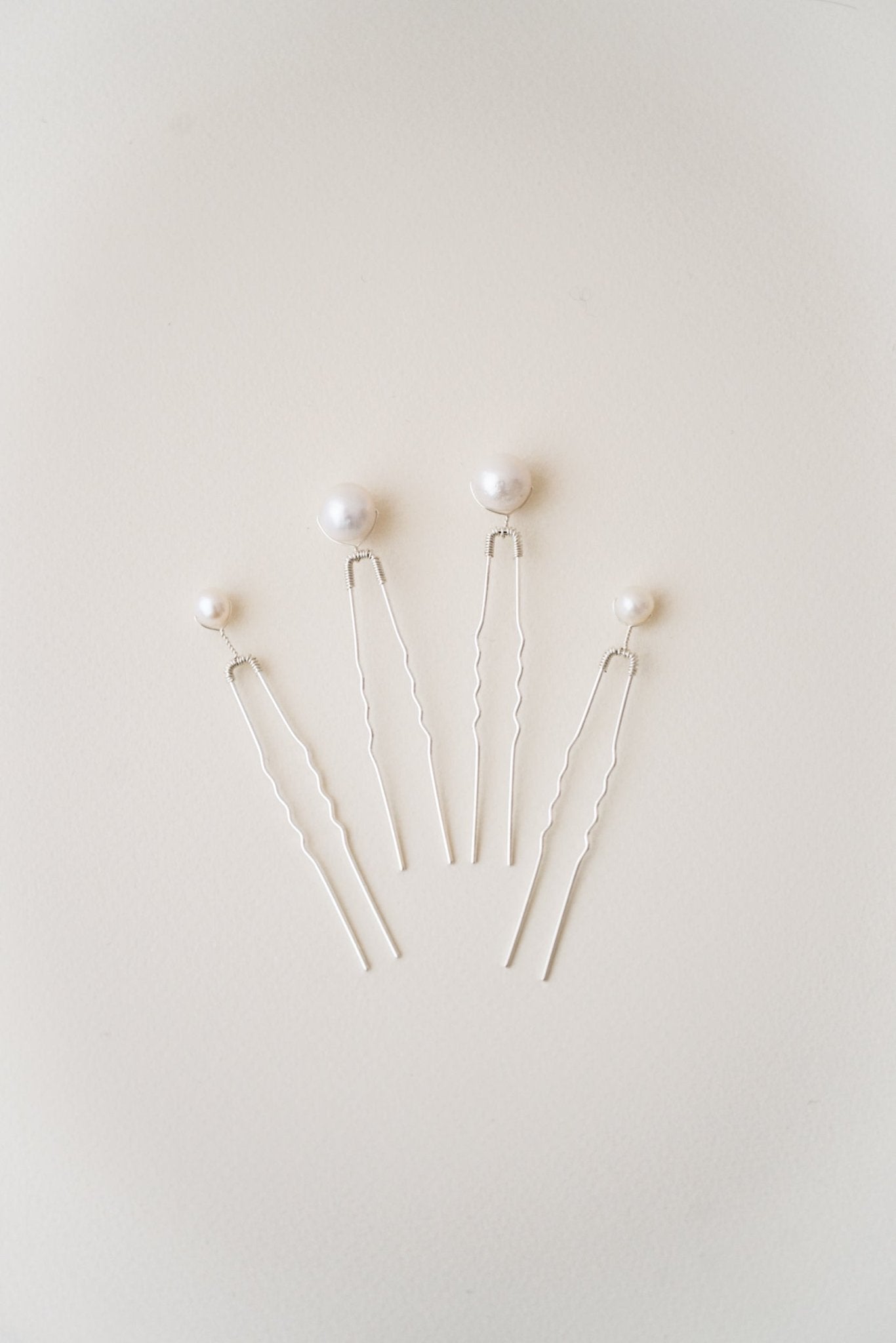 Bari - Pic cheveux pour mariée en perles naturelles - Pic - Atelier Lilac