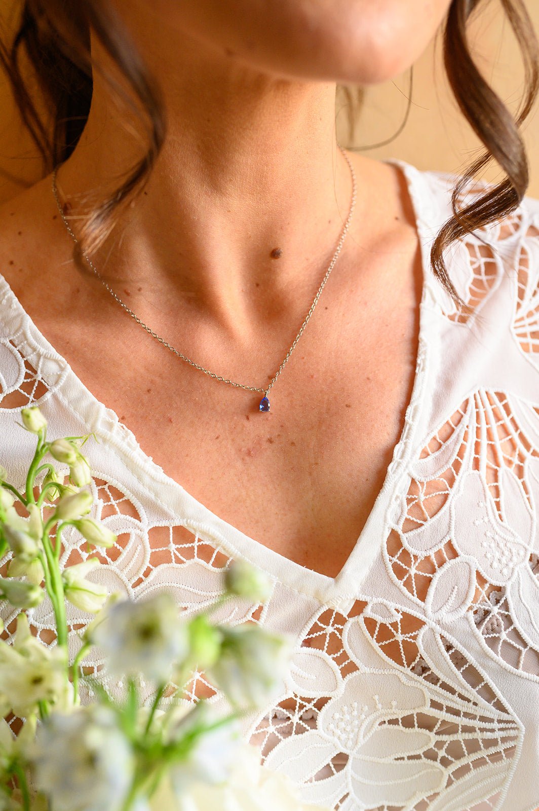 Bleuet - Parure de bijoux mariage Bleu - Parure - Atelier Lilac