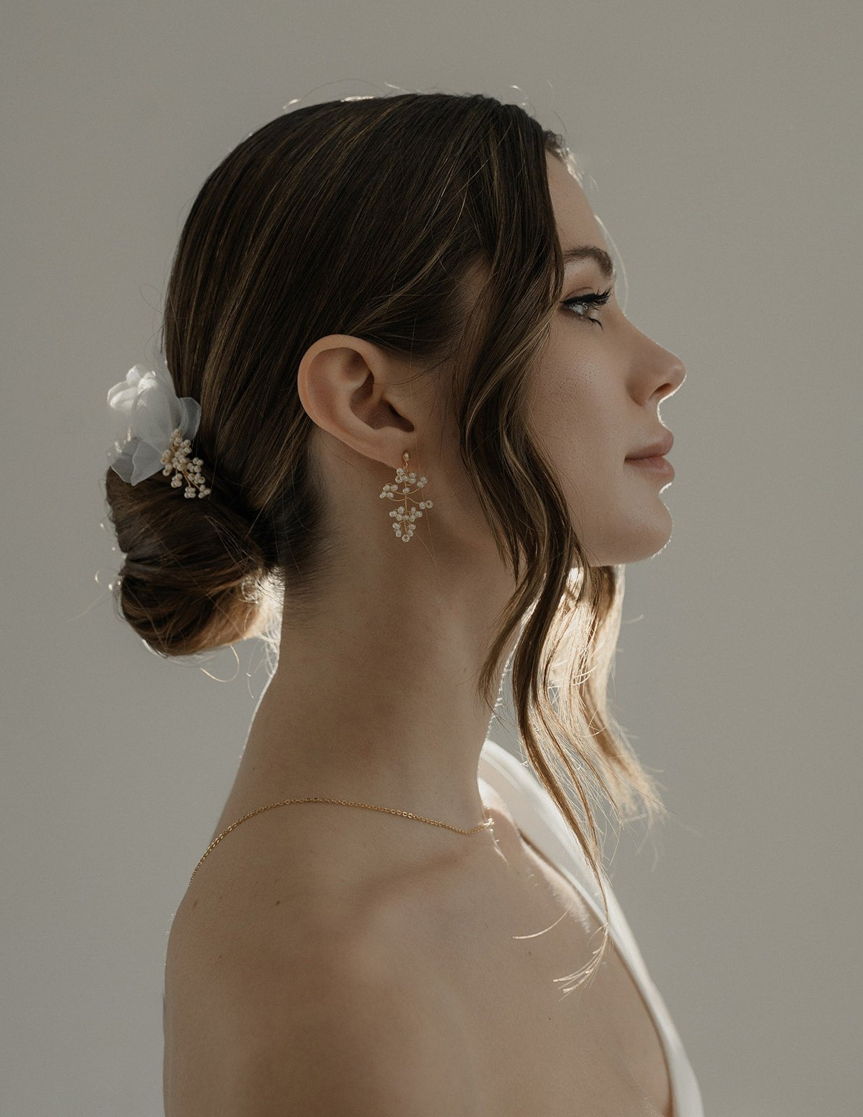 Colombe - Boucles d'oreilles perles rocailles - Boucles d'oreilles courtes - Atelier Lilac