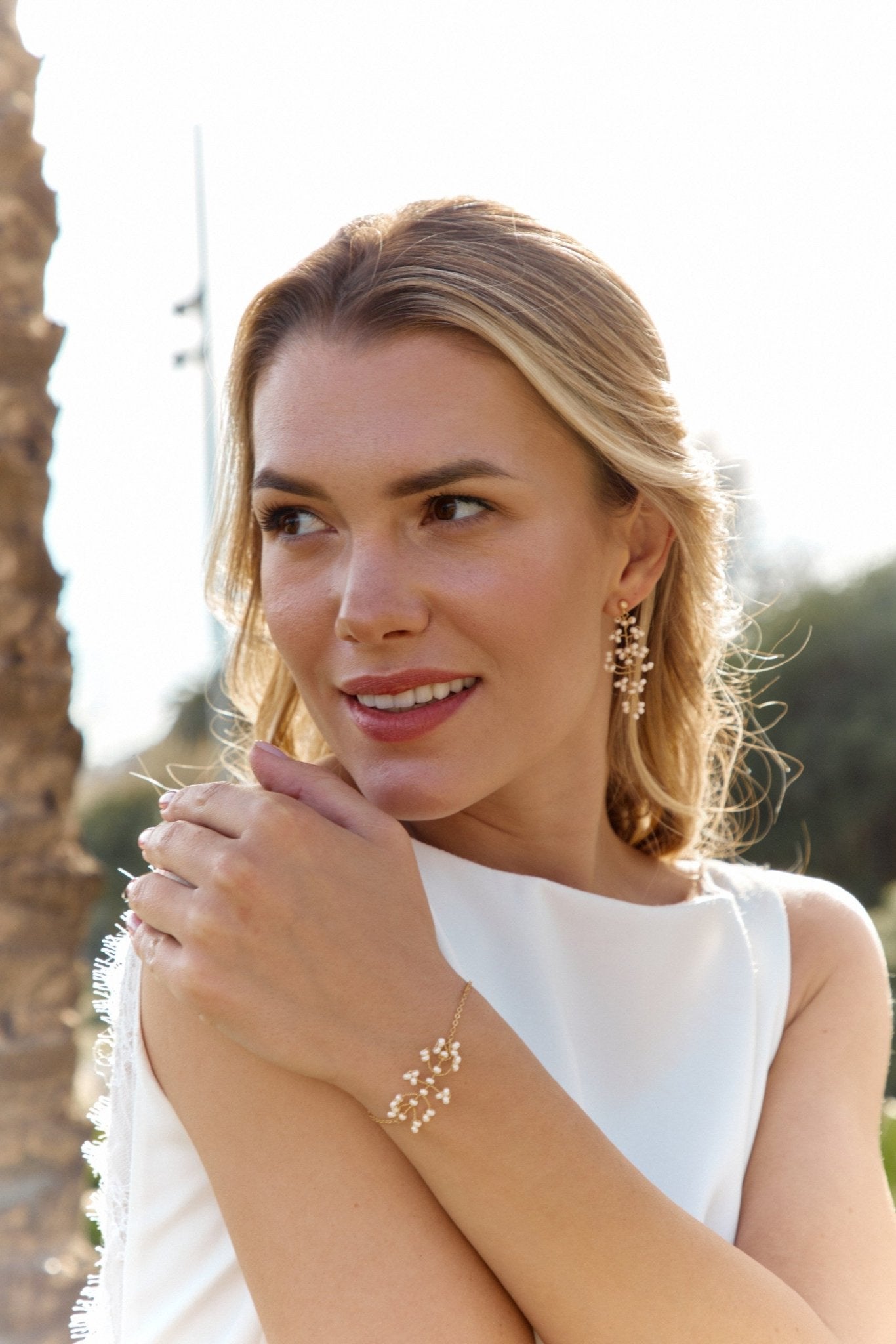 Colombelle - Boucles d'oreilles perles rocailles longues - Boucles d'oreilles longues - Atelier Lilac