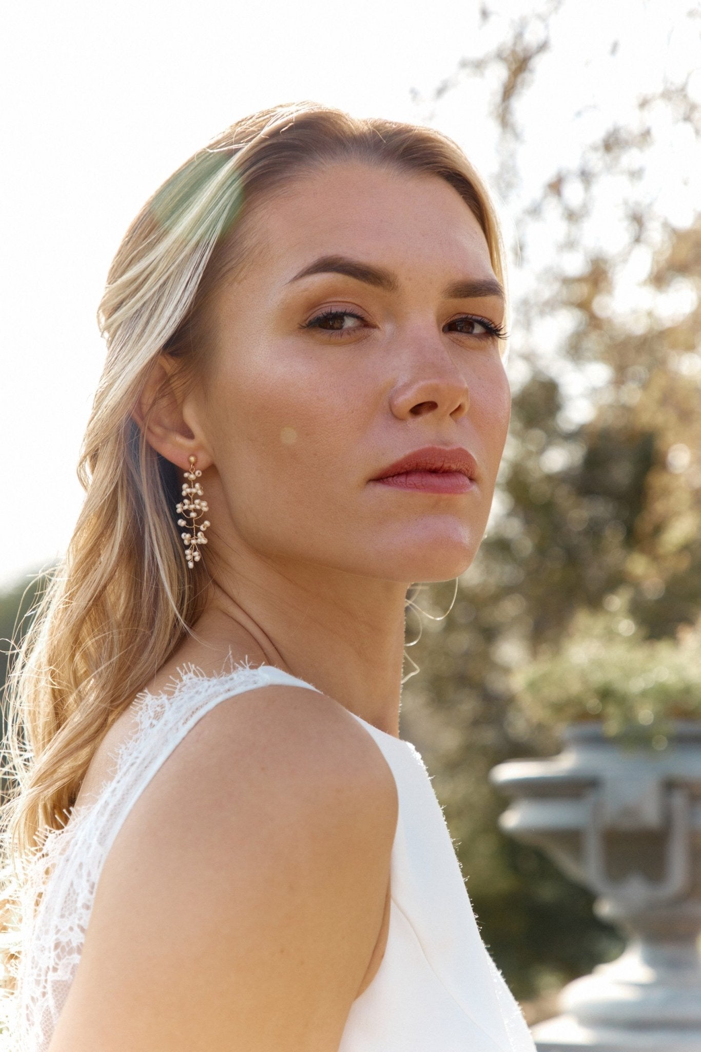 Colombelle - Boucles d'oreilles perles rocailles longues - Boucles d'oreilles longues - Atelier Lilac
