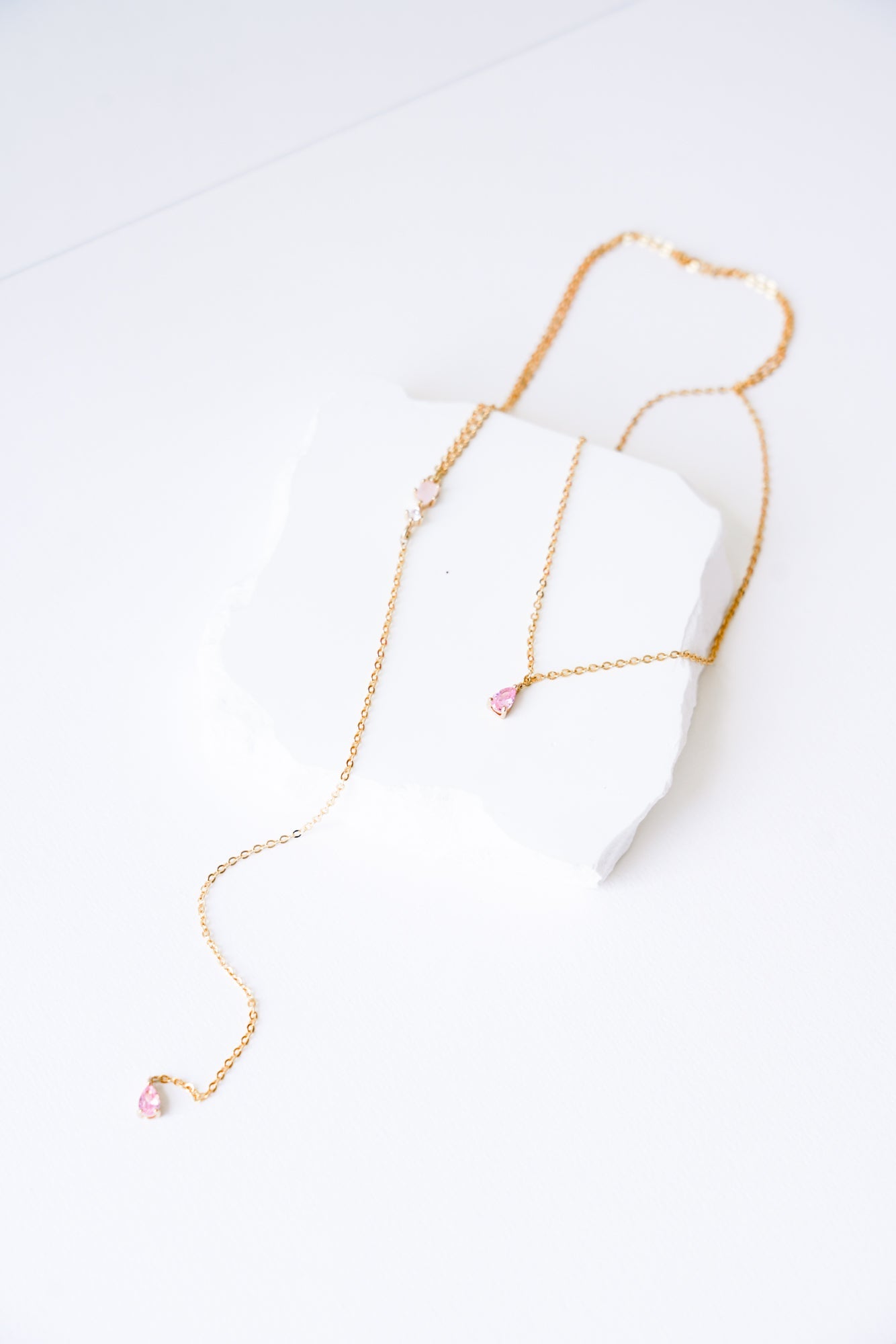 Demoiselle - Collier de dos cristal - Collier de dos - Atelier Lilac