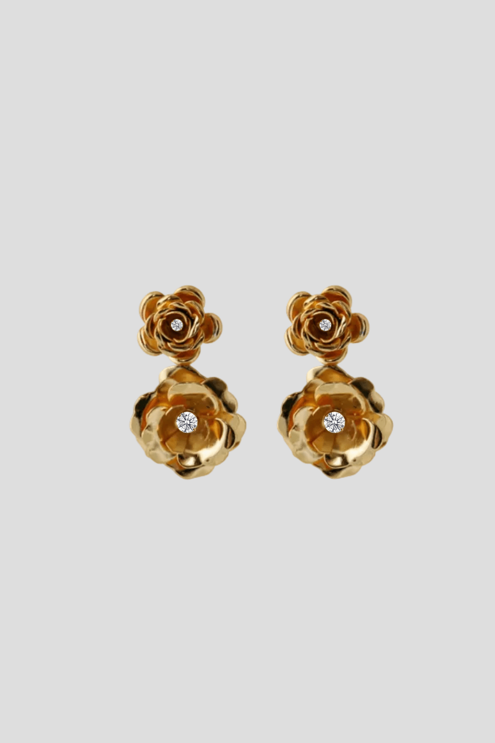 Diascia – Boucles d'oreilles mariage romantique et florale - Boucles d'oreilles longues - Atelier Lilac