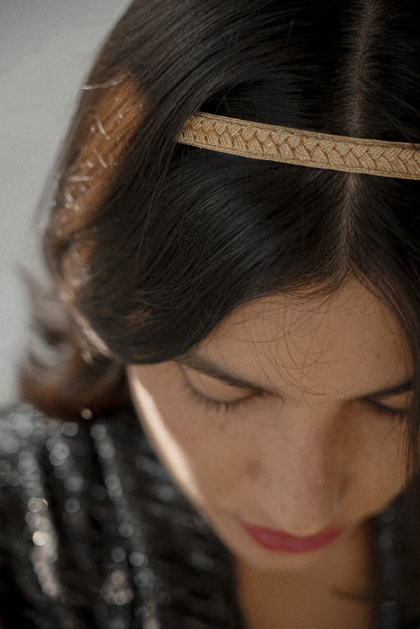 Headband tressé effet métallique - Headband - Atelier Lilac