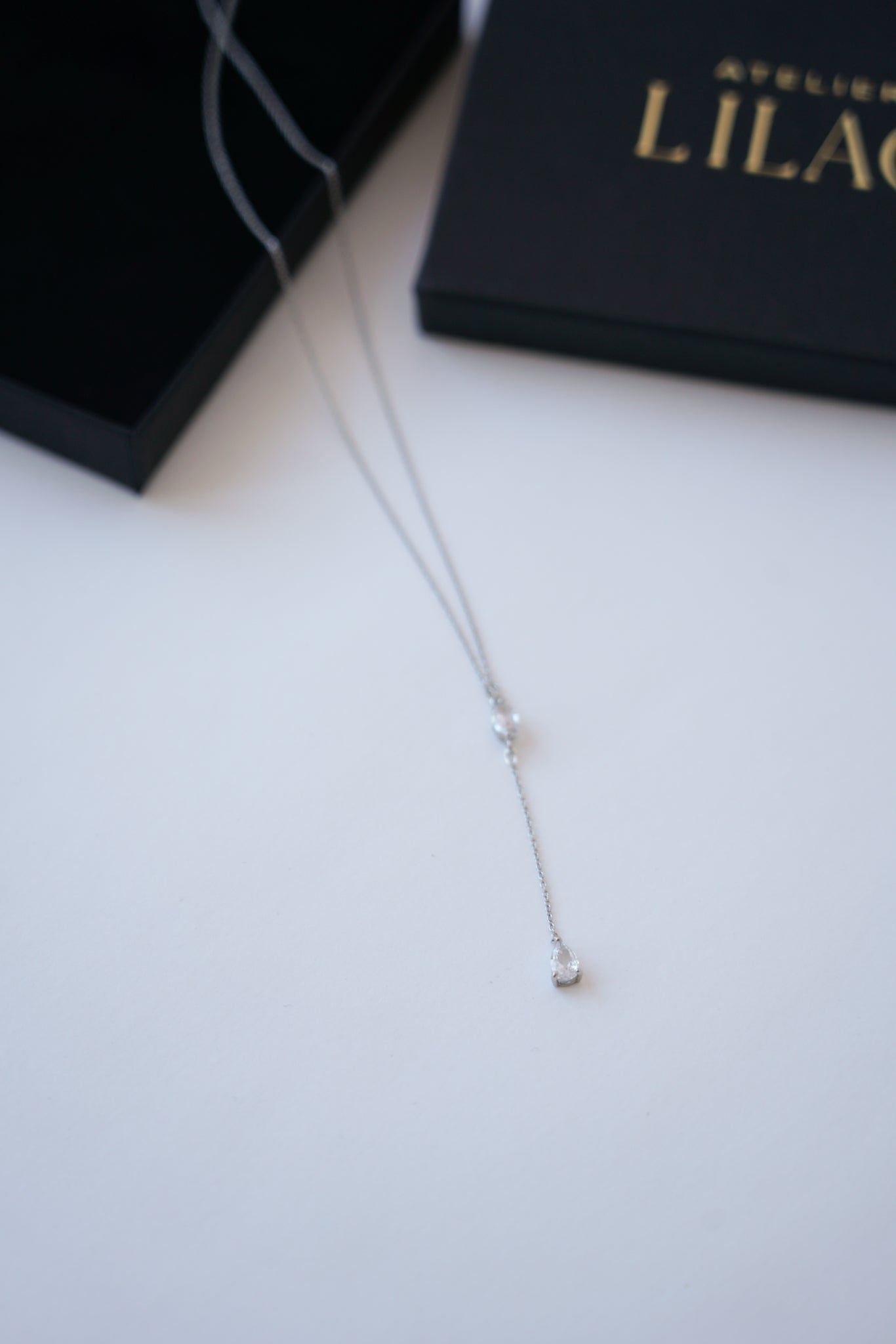 Hirondelle - Collier de mariée élégant et bohème - Collier - Atelier Lilac