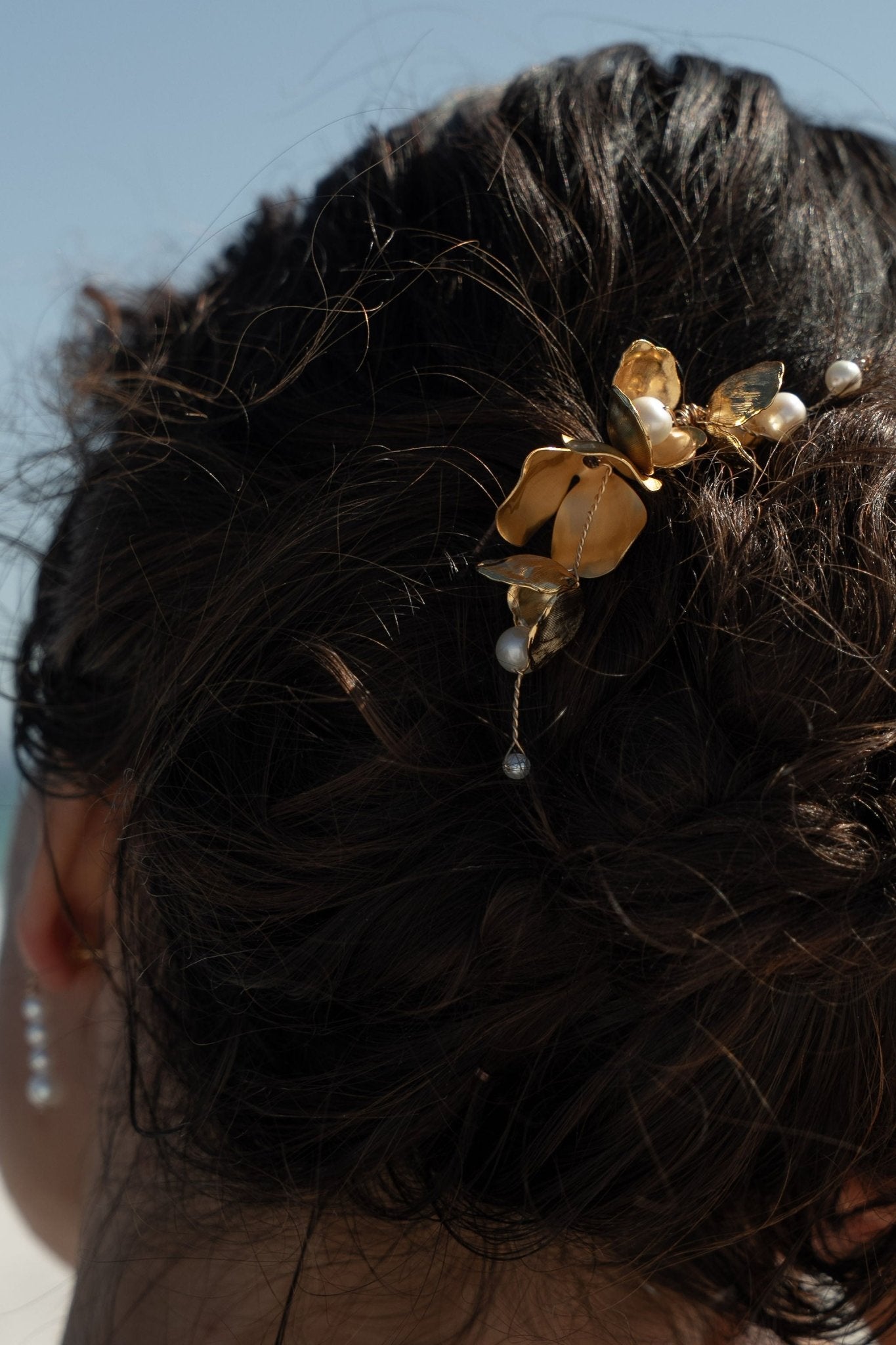 Lioness - Blumen-Haarkamm im Boho-Stil für Bräute - Haarkamm - Atelier Lilac