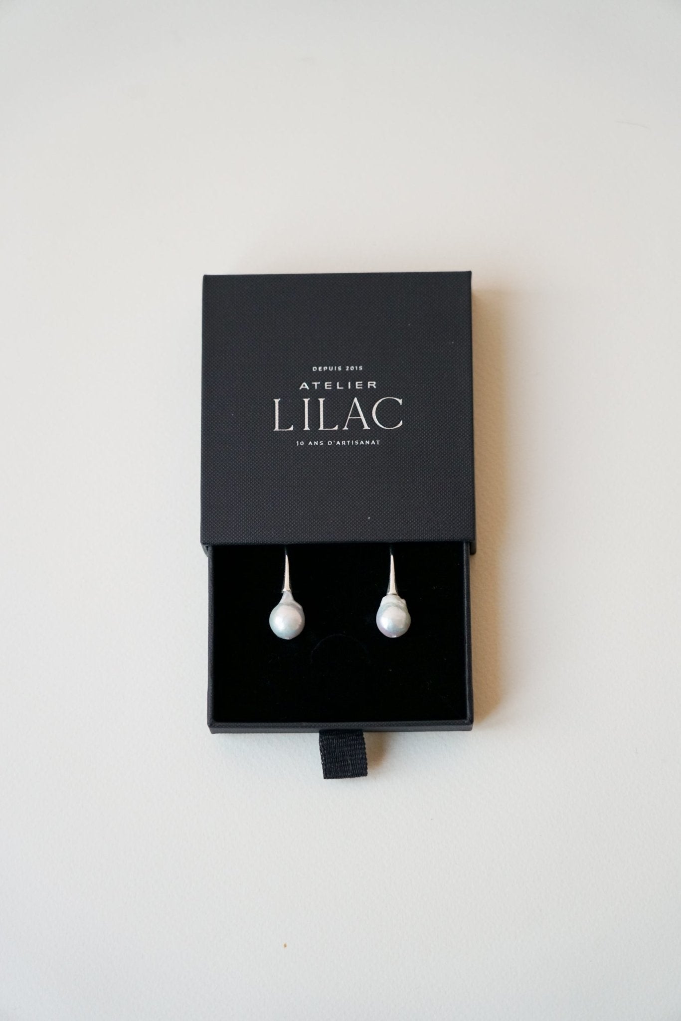 Marea - Boucles d'oreilles bohème perle baroque - Boucles d'oreilles courtes - Atelier Lilac
