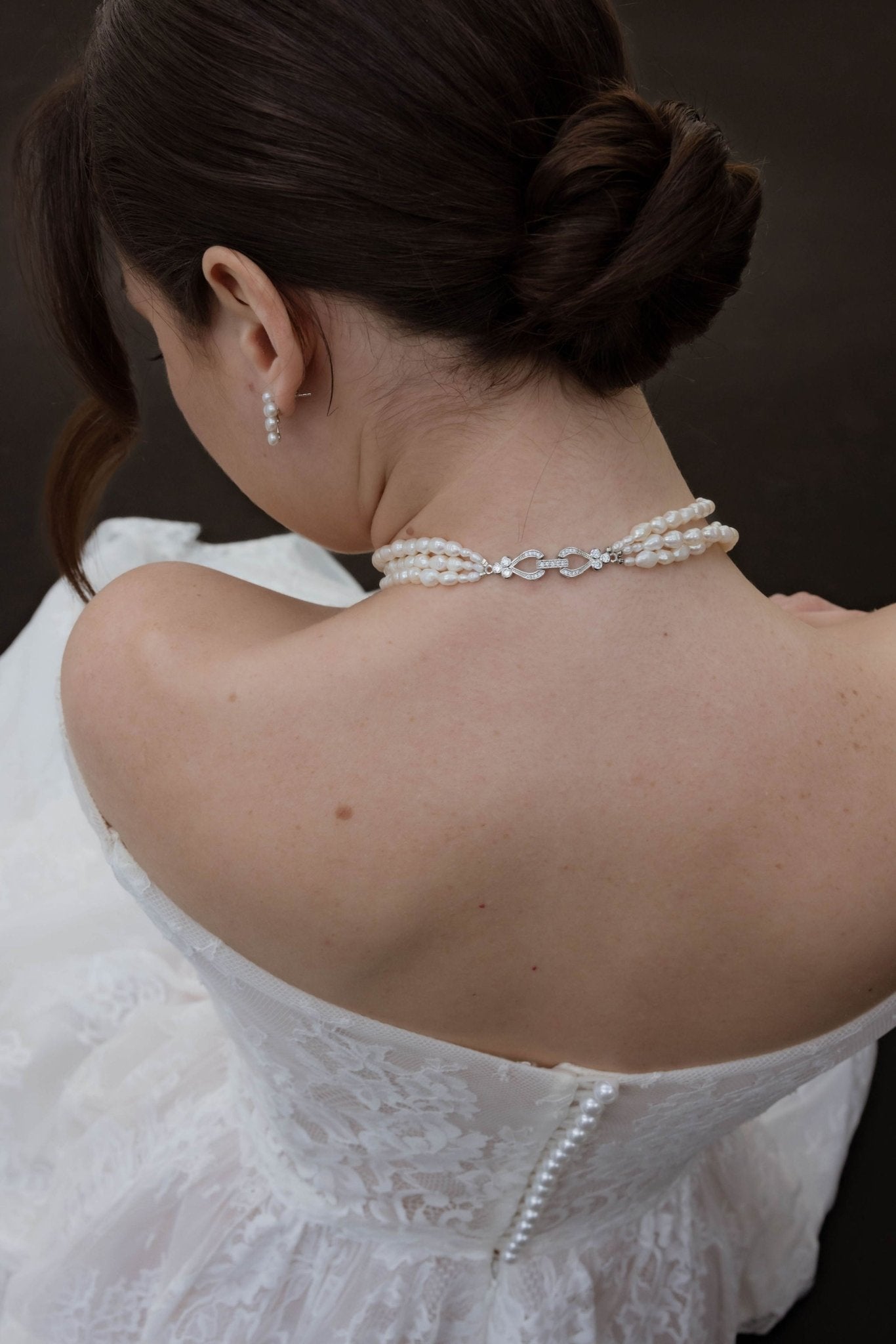 Milano - Collier de perles mariage ras de cou - Collier - Atelier Lilac