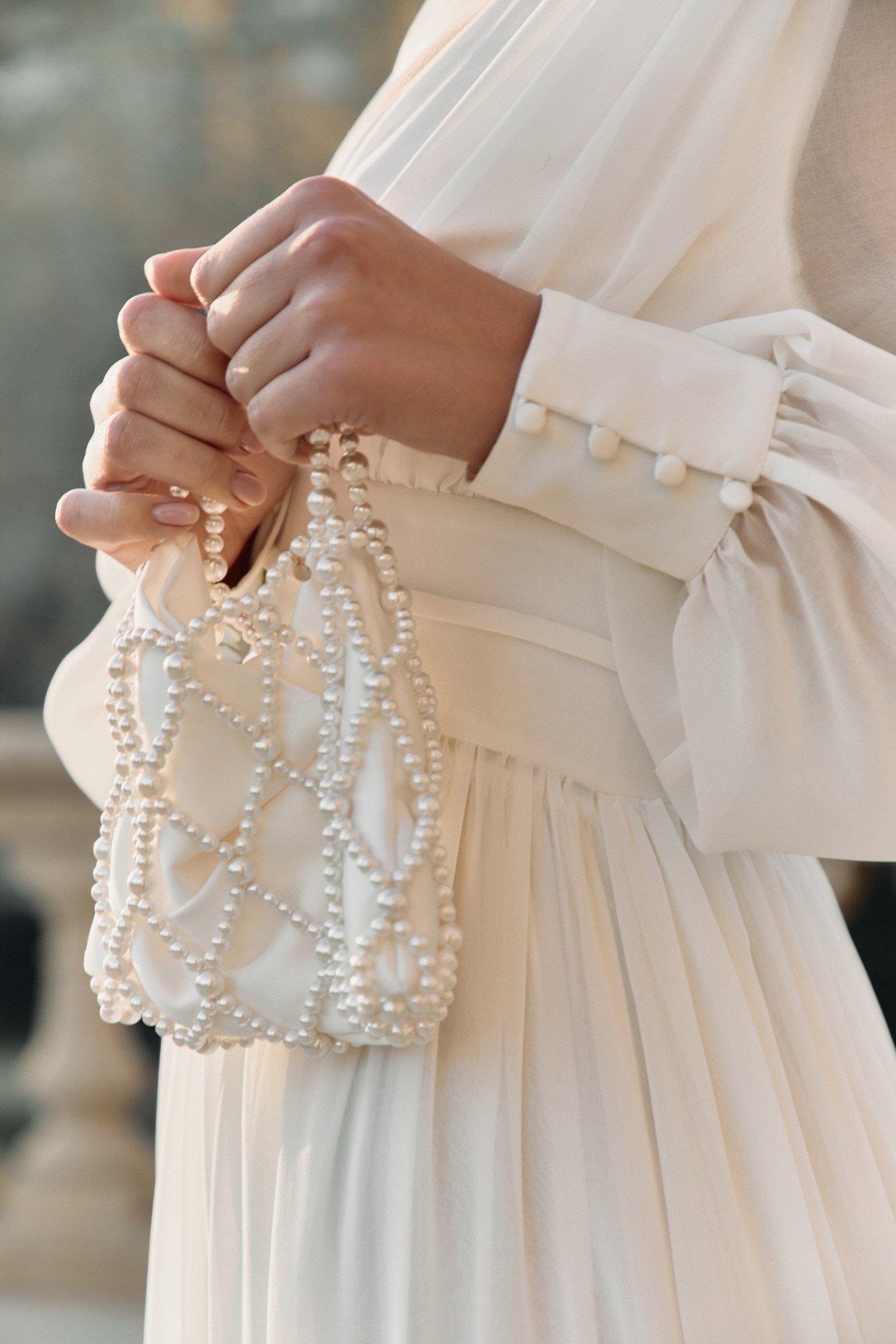 Muguet - Sac de mariage en perles - Sac - Atelier Lilac