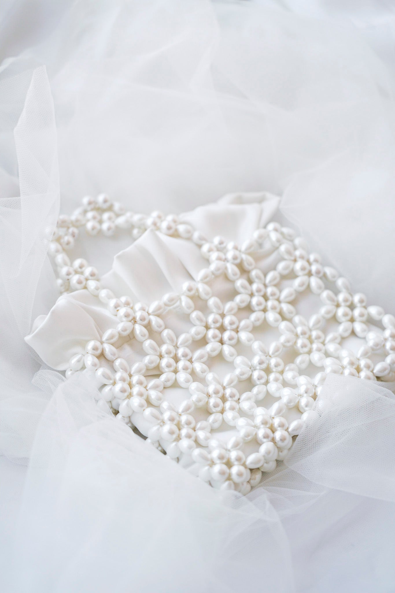 Porcelaine - Sac de mariage en perles - Sac - Atelier Lilac