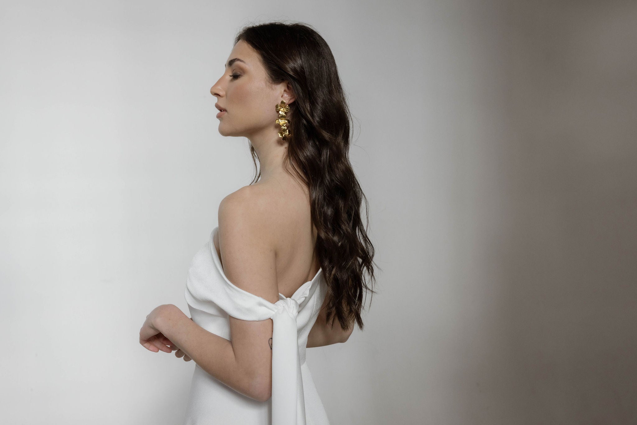 Romeo - Boucles d'oreilles florales longues - Boucles d'oreilles longues - Atelier Lilac