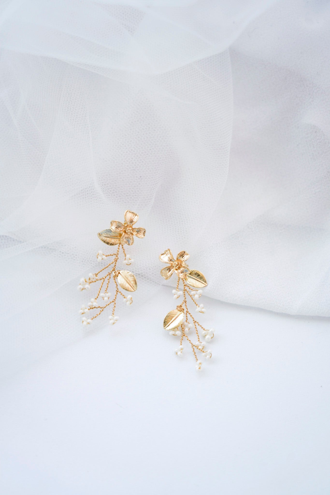 Rosier - Boucles d'oreilles délicates et bohèmes - Boucles d'oreilles longues - Atelier Lilac