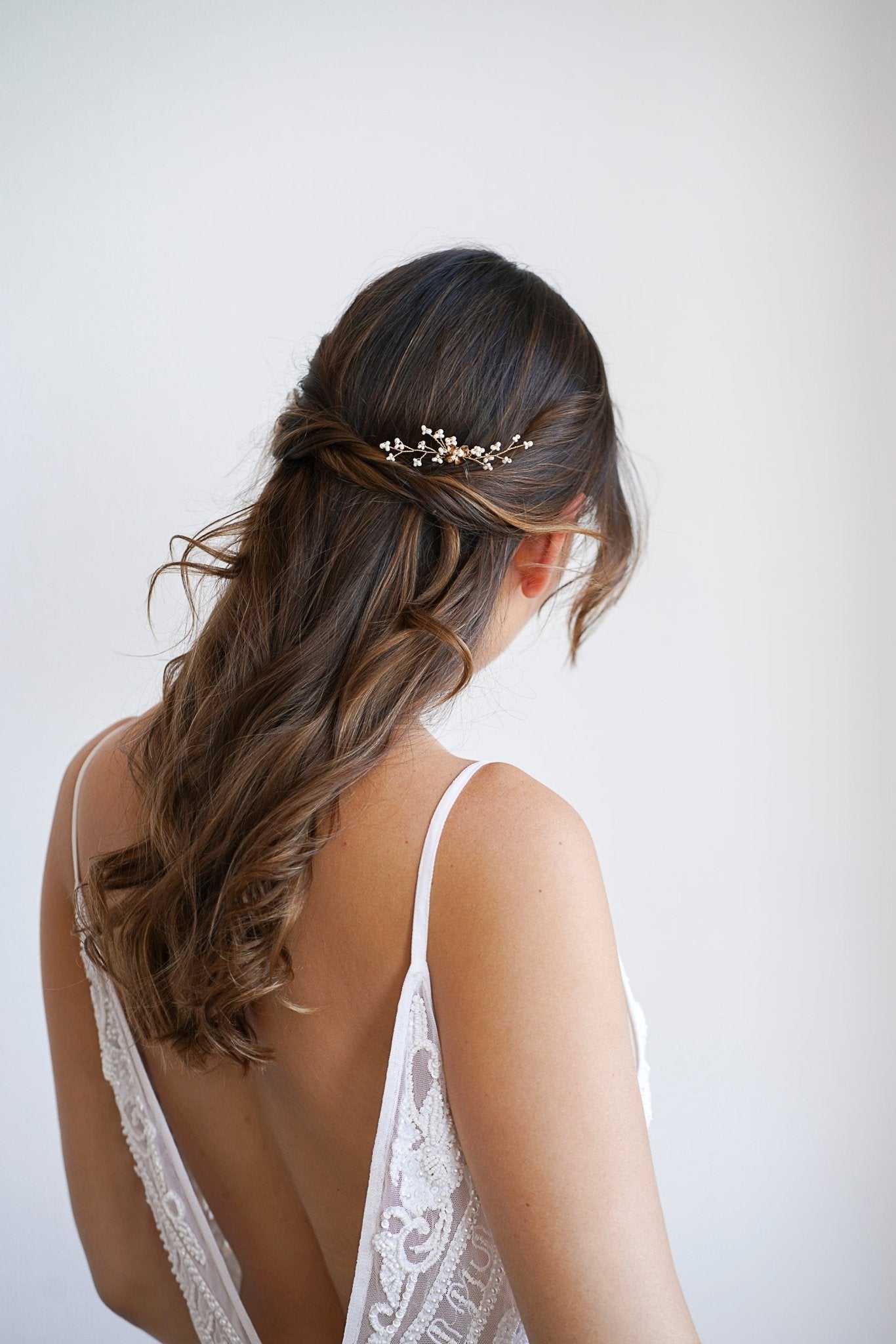 Tournesol - Pic à cheveux accessoire mariage floral délicat - Pic - Atelier Lilac