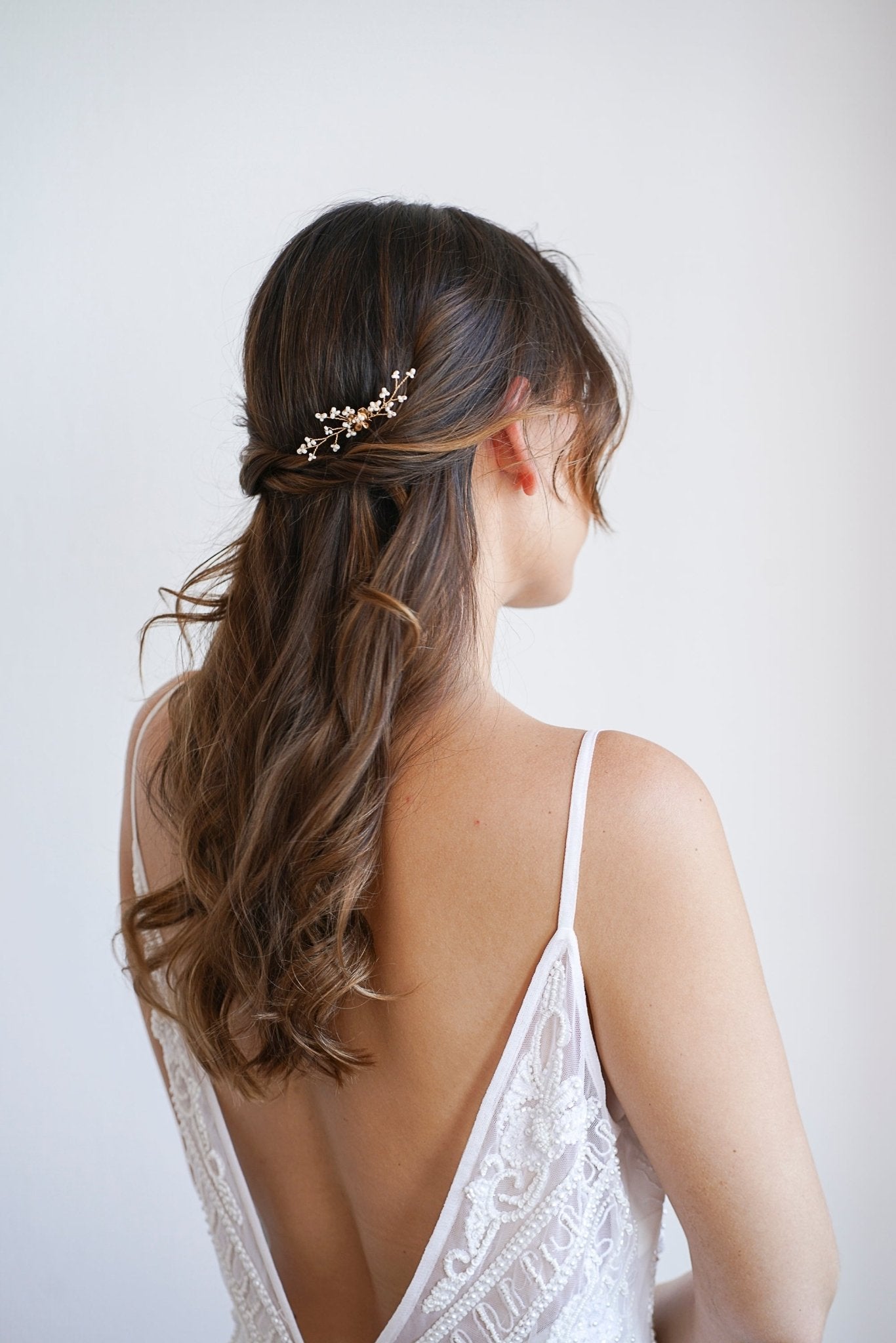 Tournesol - Pic à cheveux accessoire mariage floral délicat - Pic - Atelier Lilac