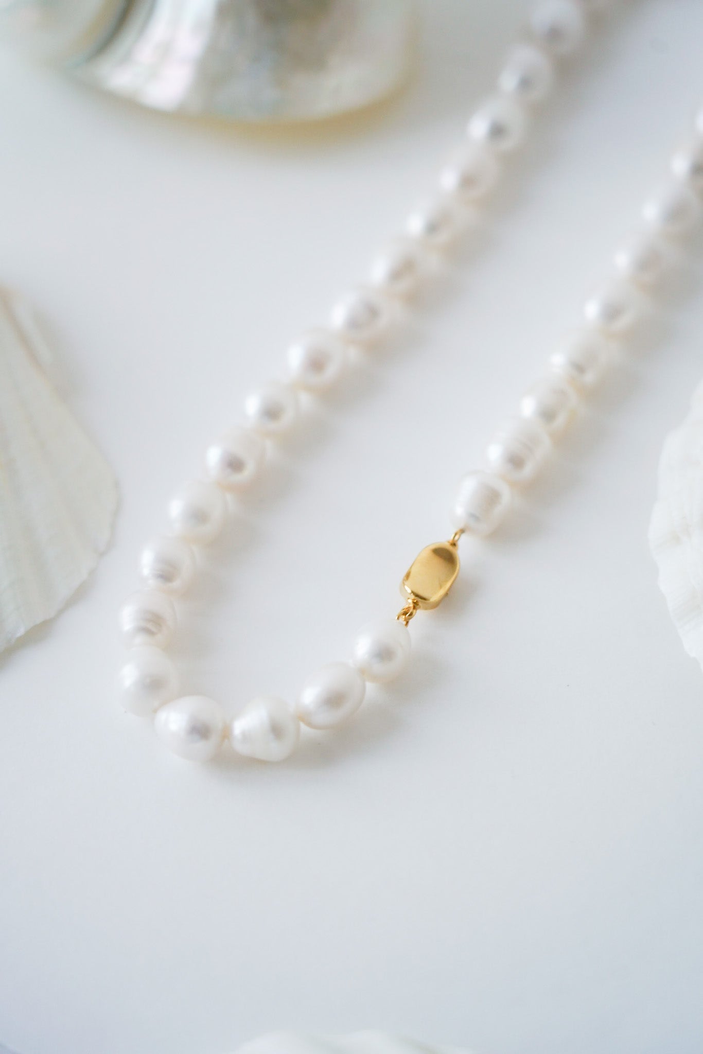 Tourterelle - Collier ras de cou mariage perles naturelles - Collier - Atelier Lilac