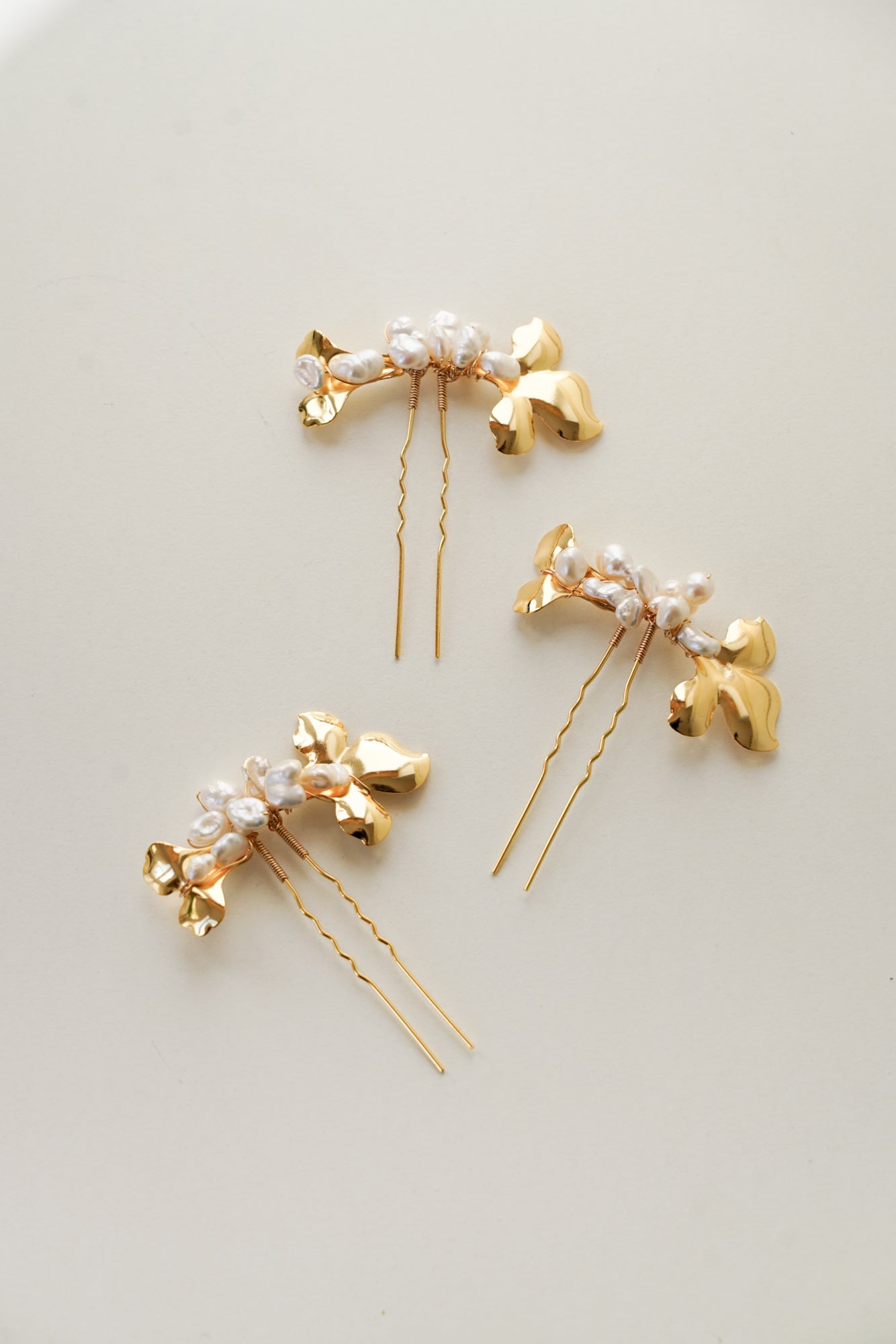 Venezia - Bijoux/ pic de cheveux mariage moderne perles baroques - Pic - Atelier Lilac