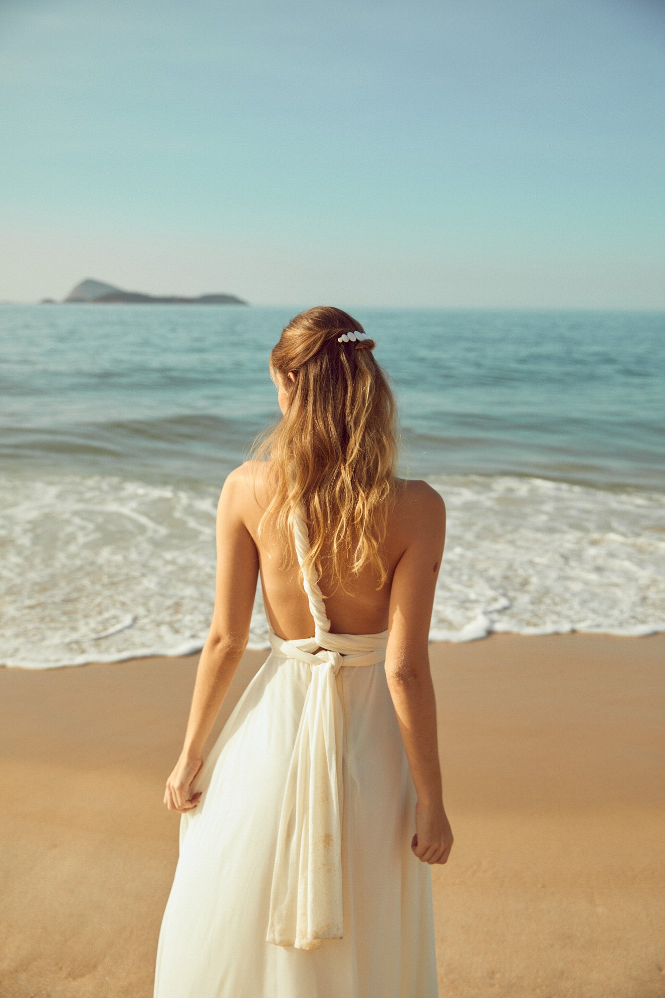 Bijou de tête mariage perles pour mariée