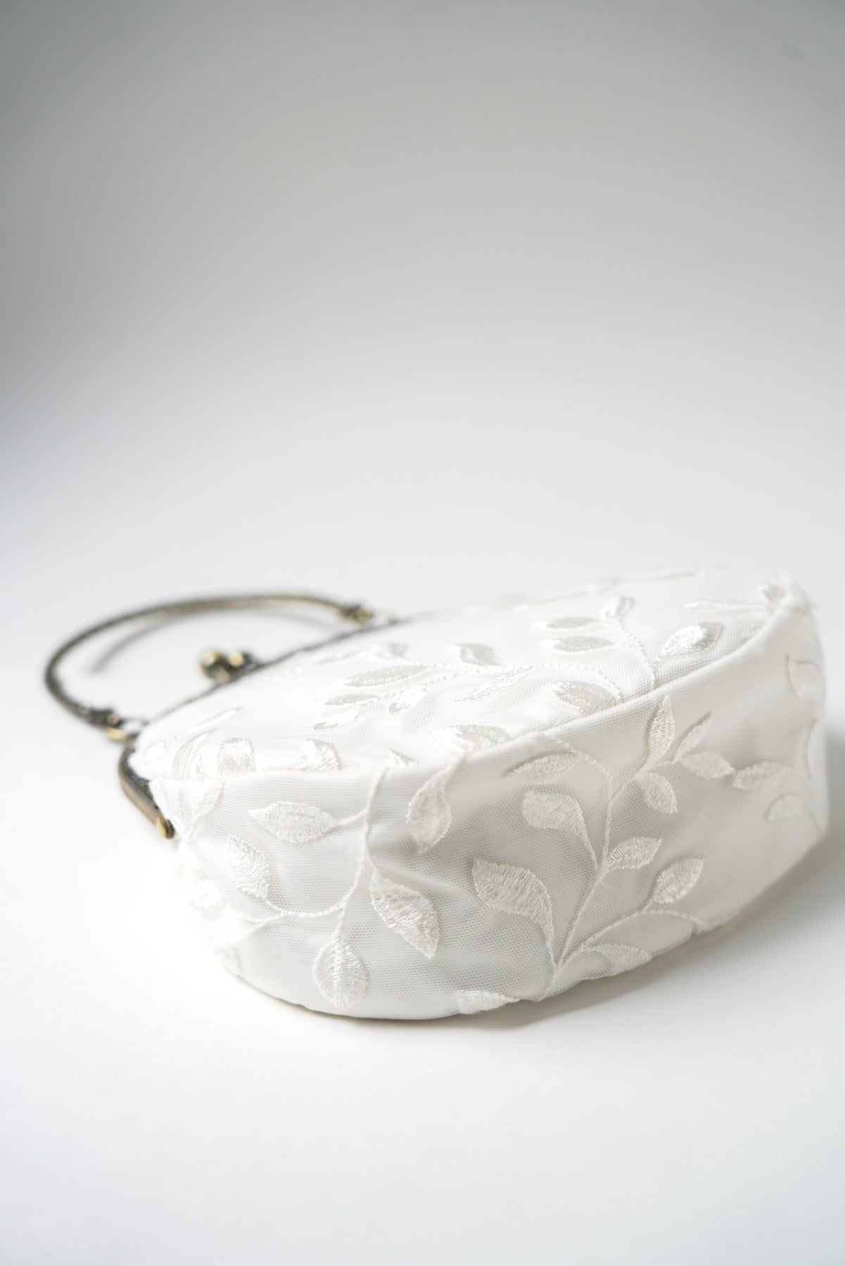 Sac de mariée feuille de laurier délicatt boheme et vintage