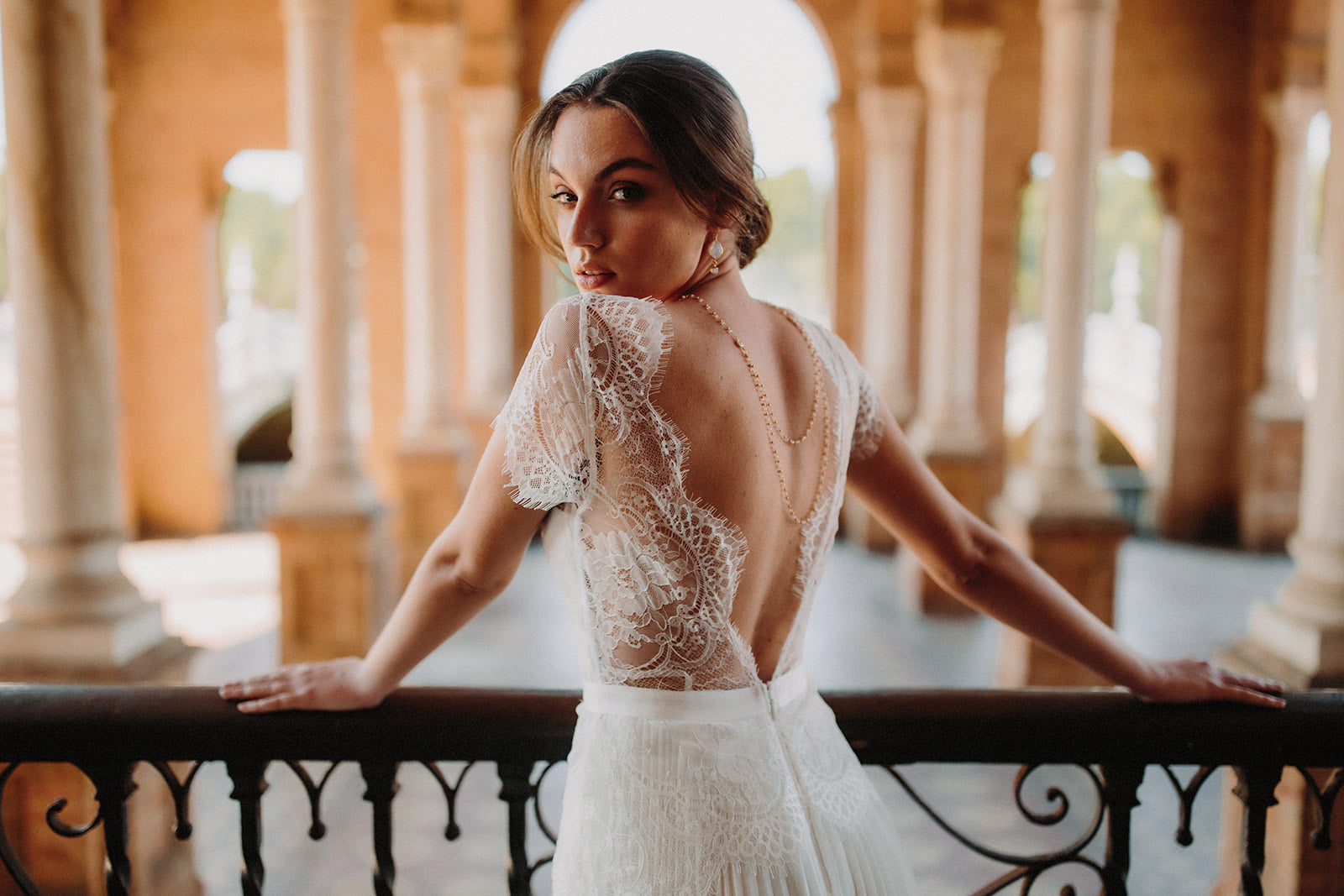 Sublime collier de dos romantique et bohème