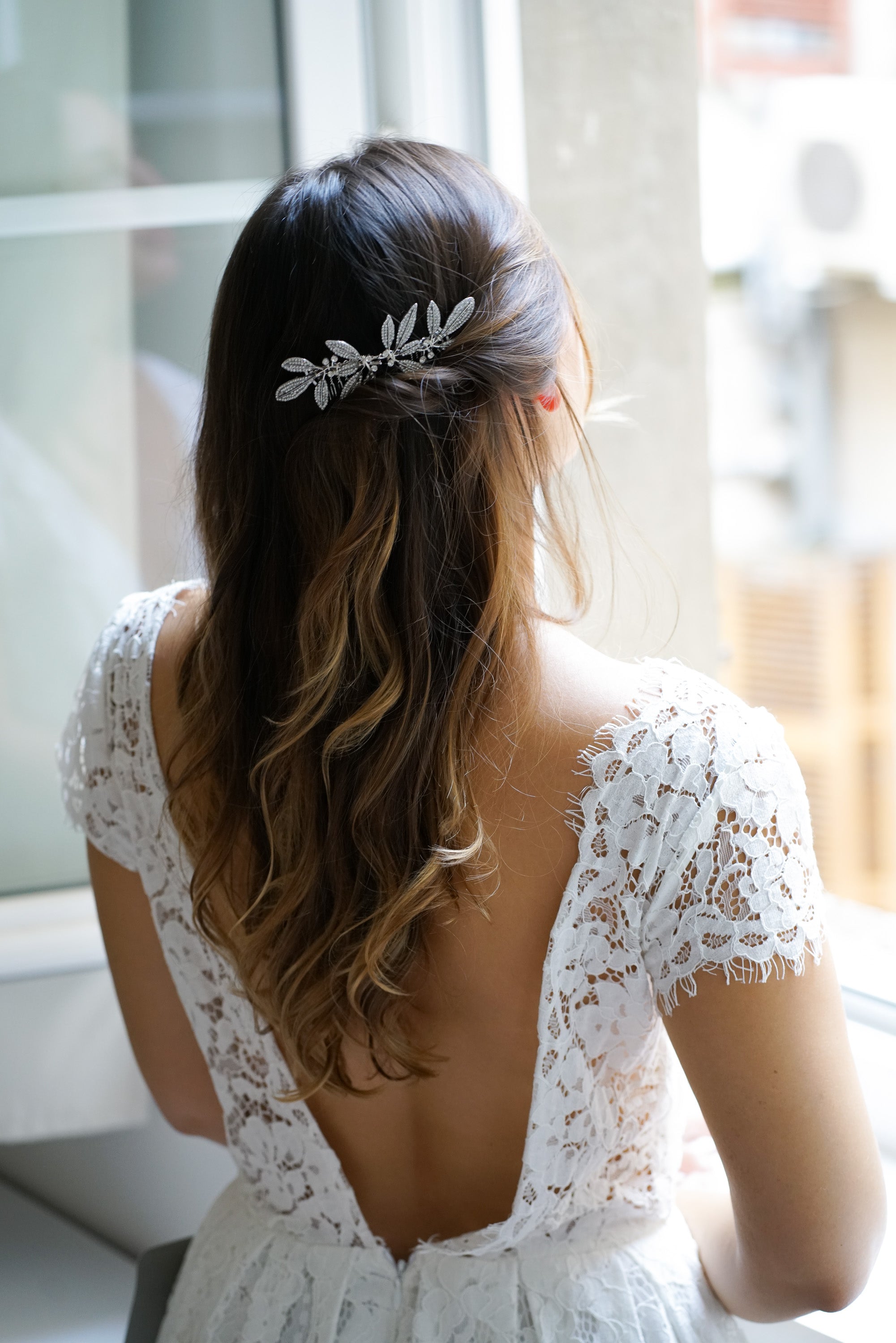 bijoux de tete pour mariage en or vintage