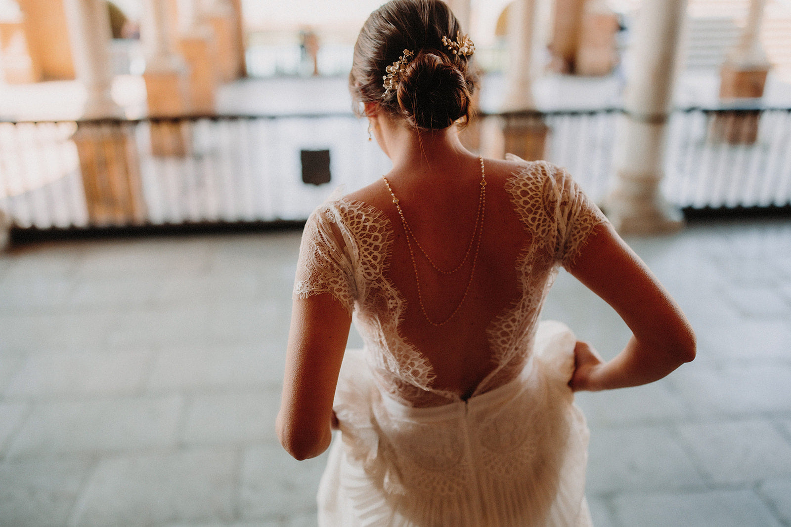 Bijou de corps et épaules pour mariage romantique