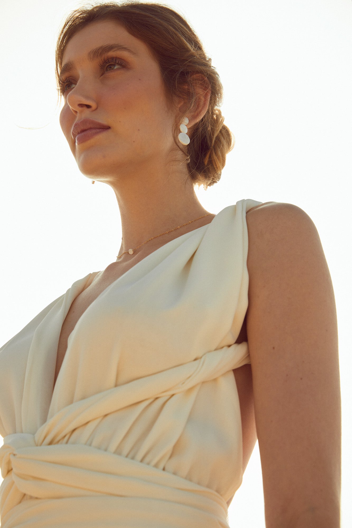 Accessoires mariée bohème nacre