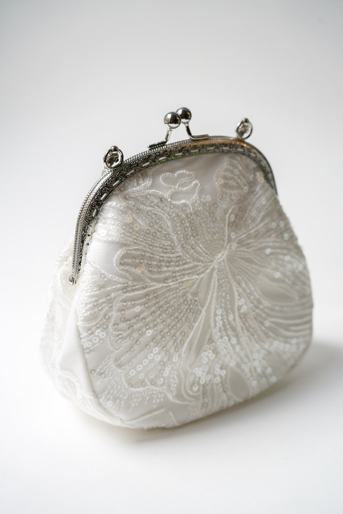 Pochette de mariée bohème romantique et élégant