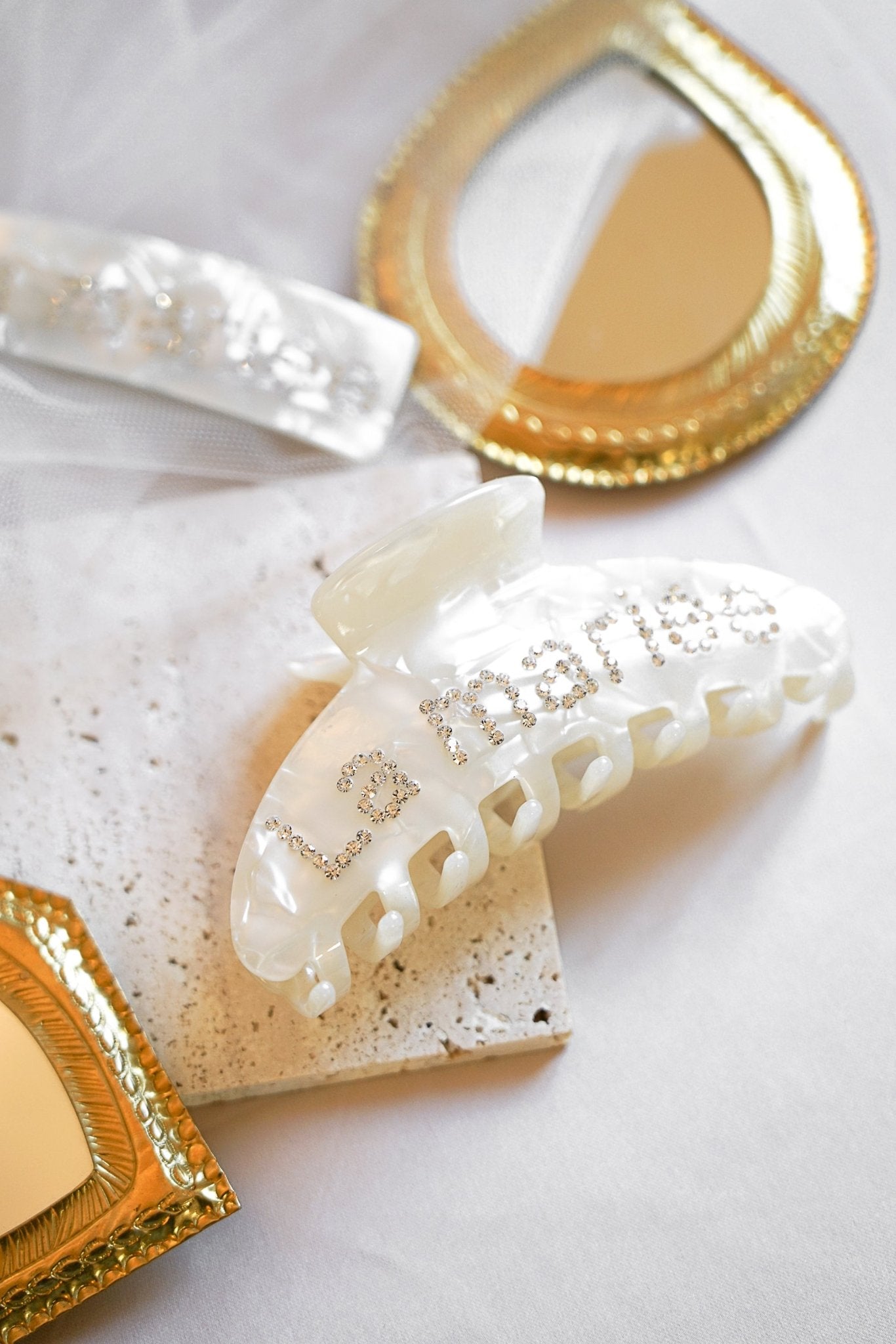 Barrette à cheveux - La Mariée - Barrettes - Atelier Lilac