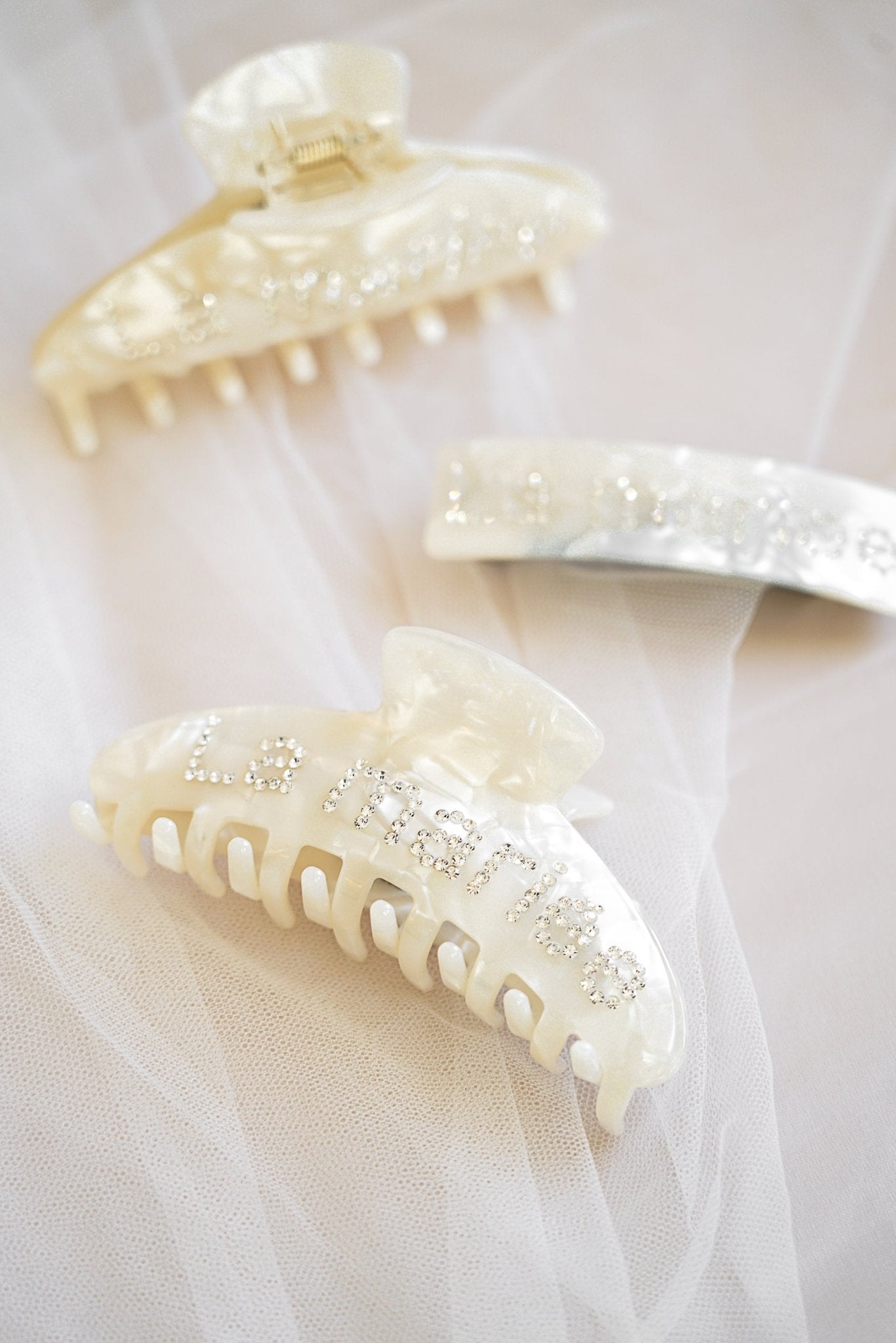 Barrette à cheveux - La Mariée - Barrettes - Atelier Lilac