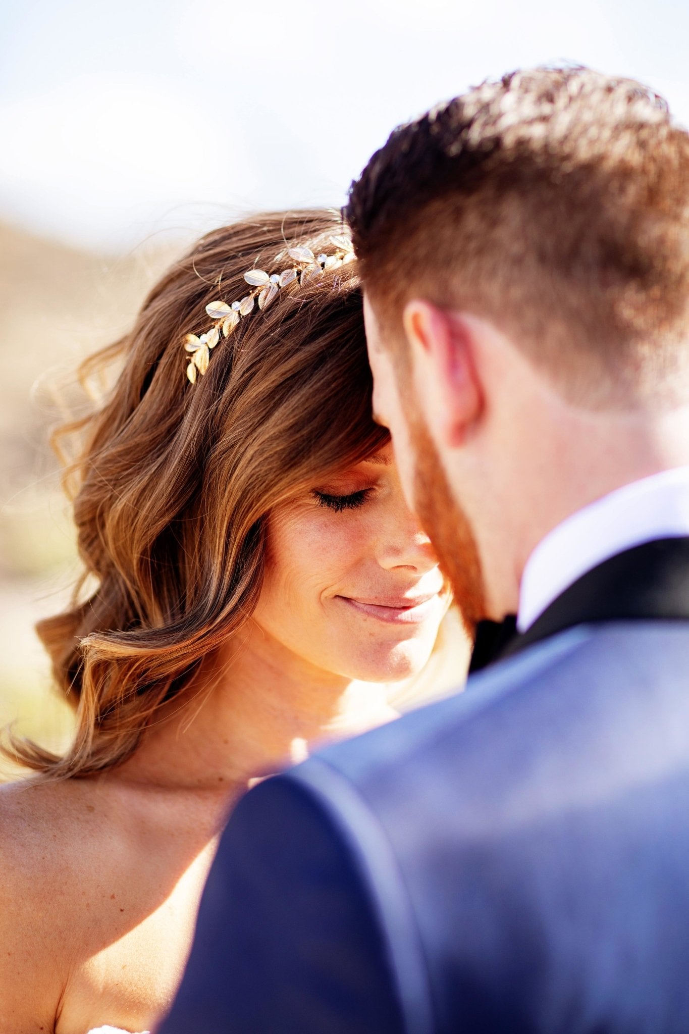 Britt - Serre - Tête mariage florale - Couronne - Atelier Lilac