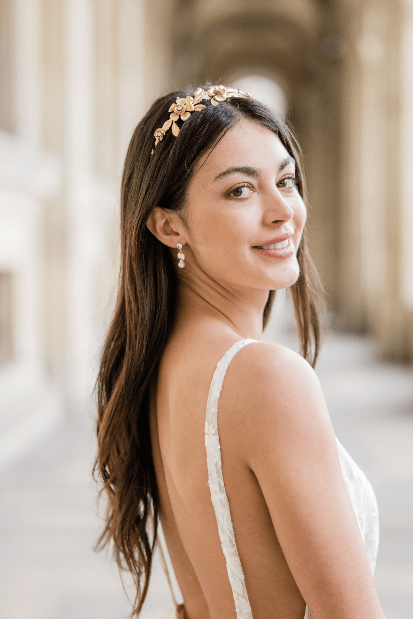 Camélia - Couronne de fleurs cristaux - Couronne - Atelier Lilac