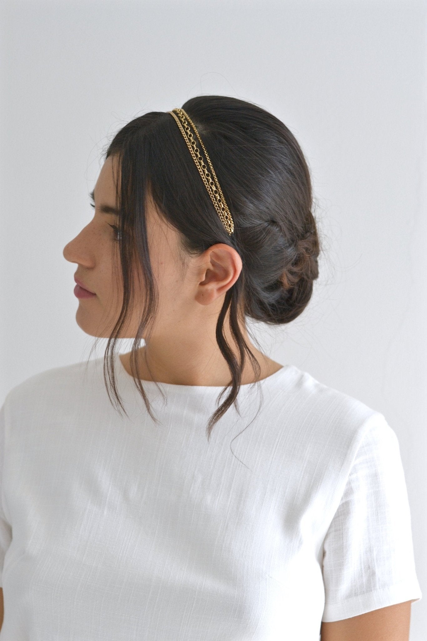 Chain love - Headband triple chaines - Headband - Atelier Lilac