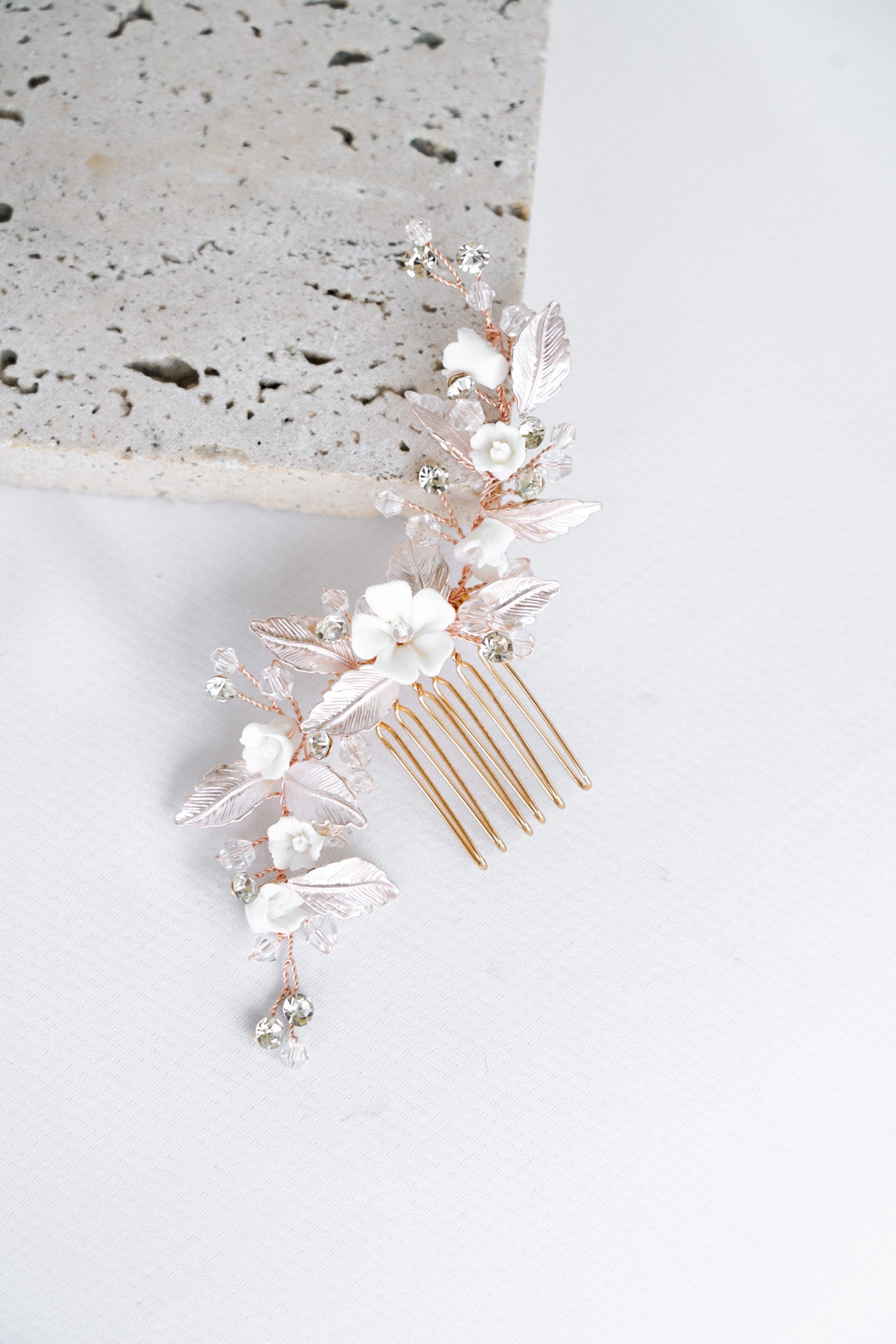 Freesia - Peigne mariée fleurs - Peigne - Atelier Lilac