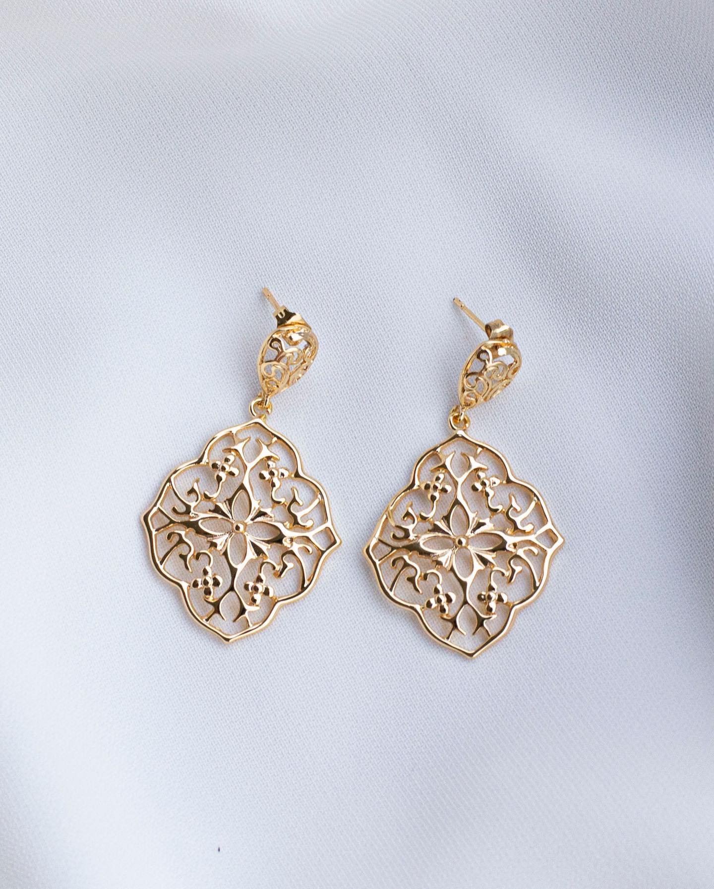 Influente - Boucles d'oreilles classiques - Boucles d'oreilles longues - Atelier Lilac