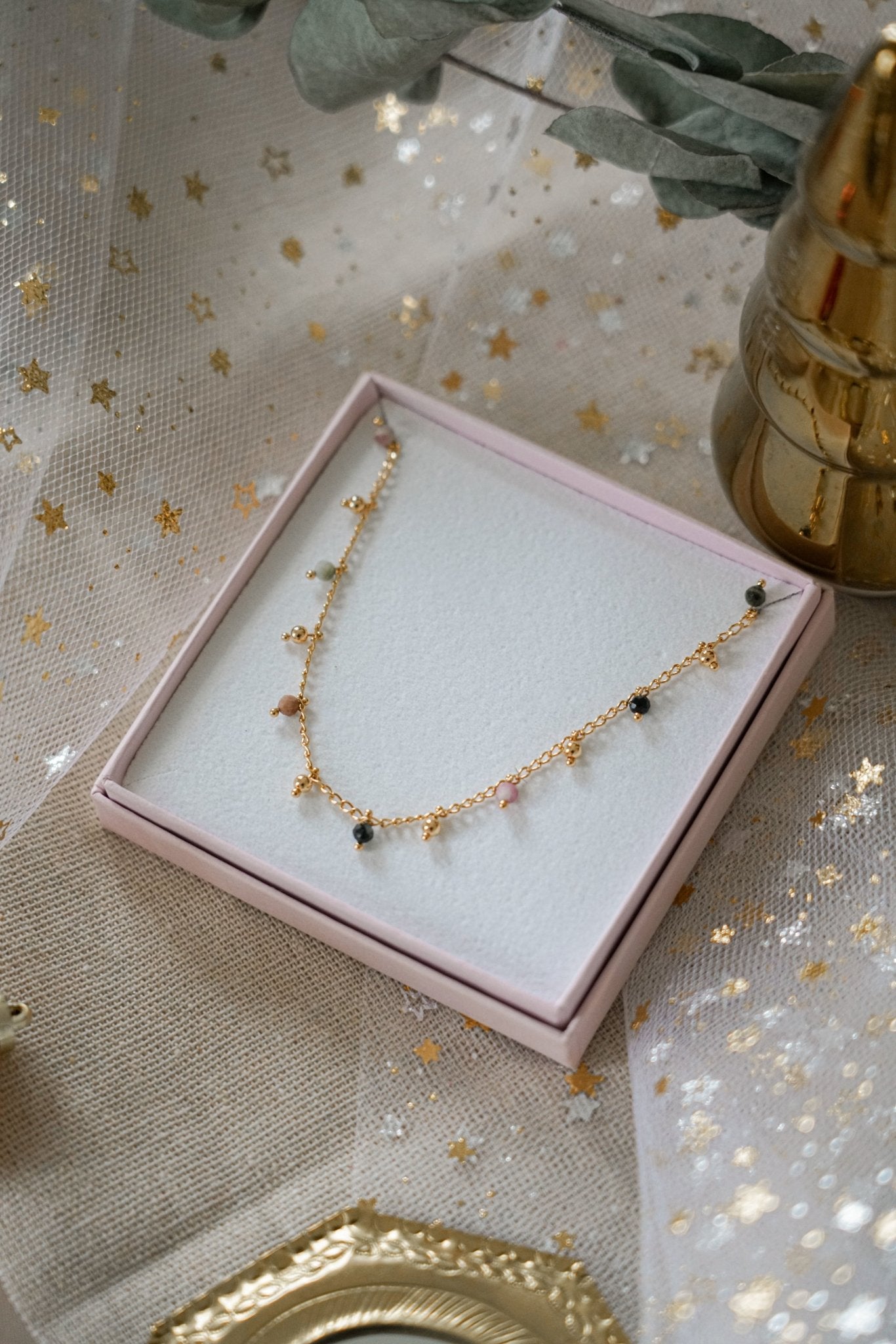 Léa - Collier intemporel pierres naturelles - Collier - Atelier Lilac