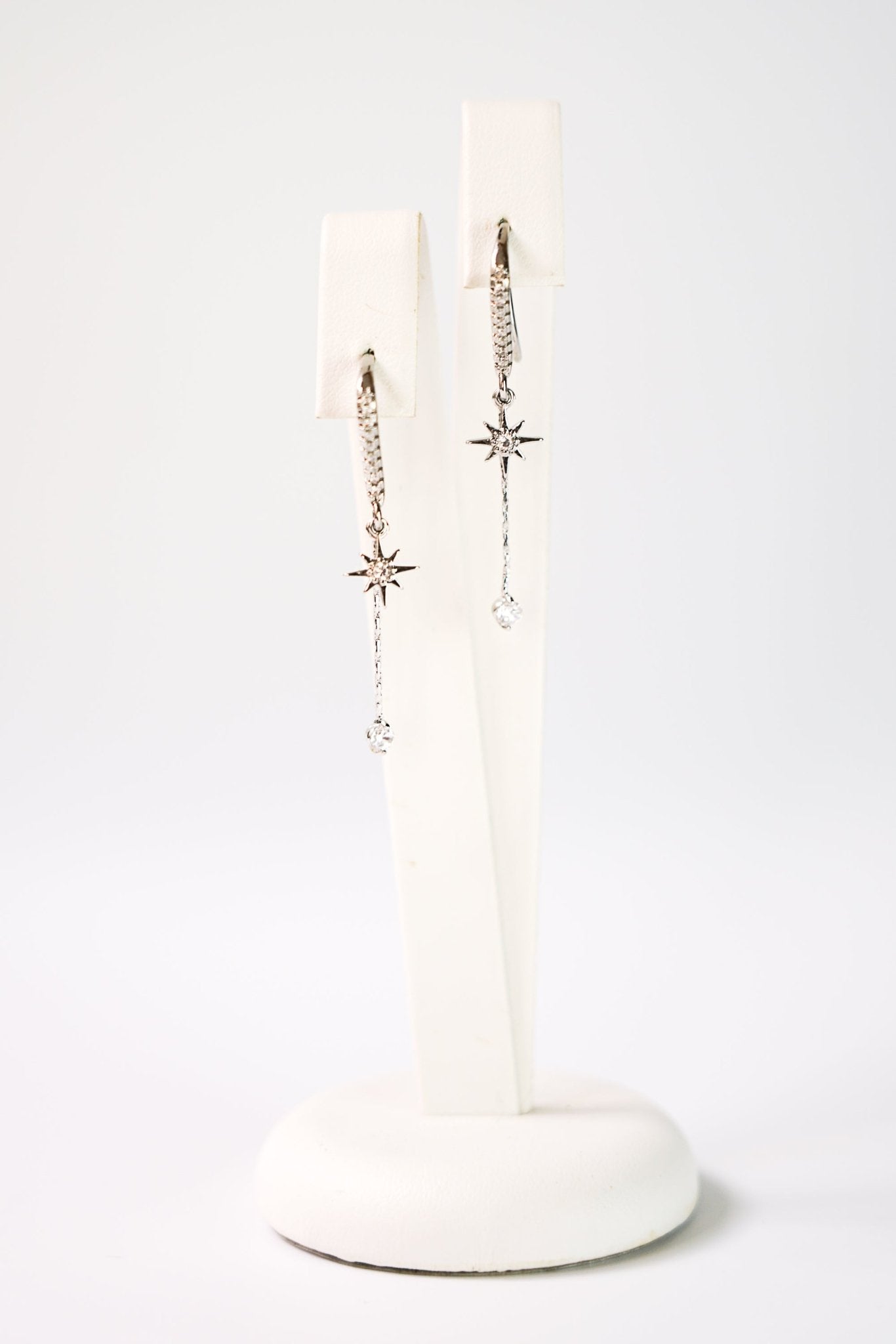 Lumineuse - Boucles d'oreilles célestes - Boucles d'oreilles longues - Atelier Lilac