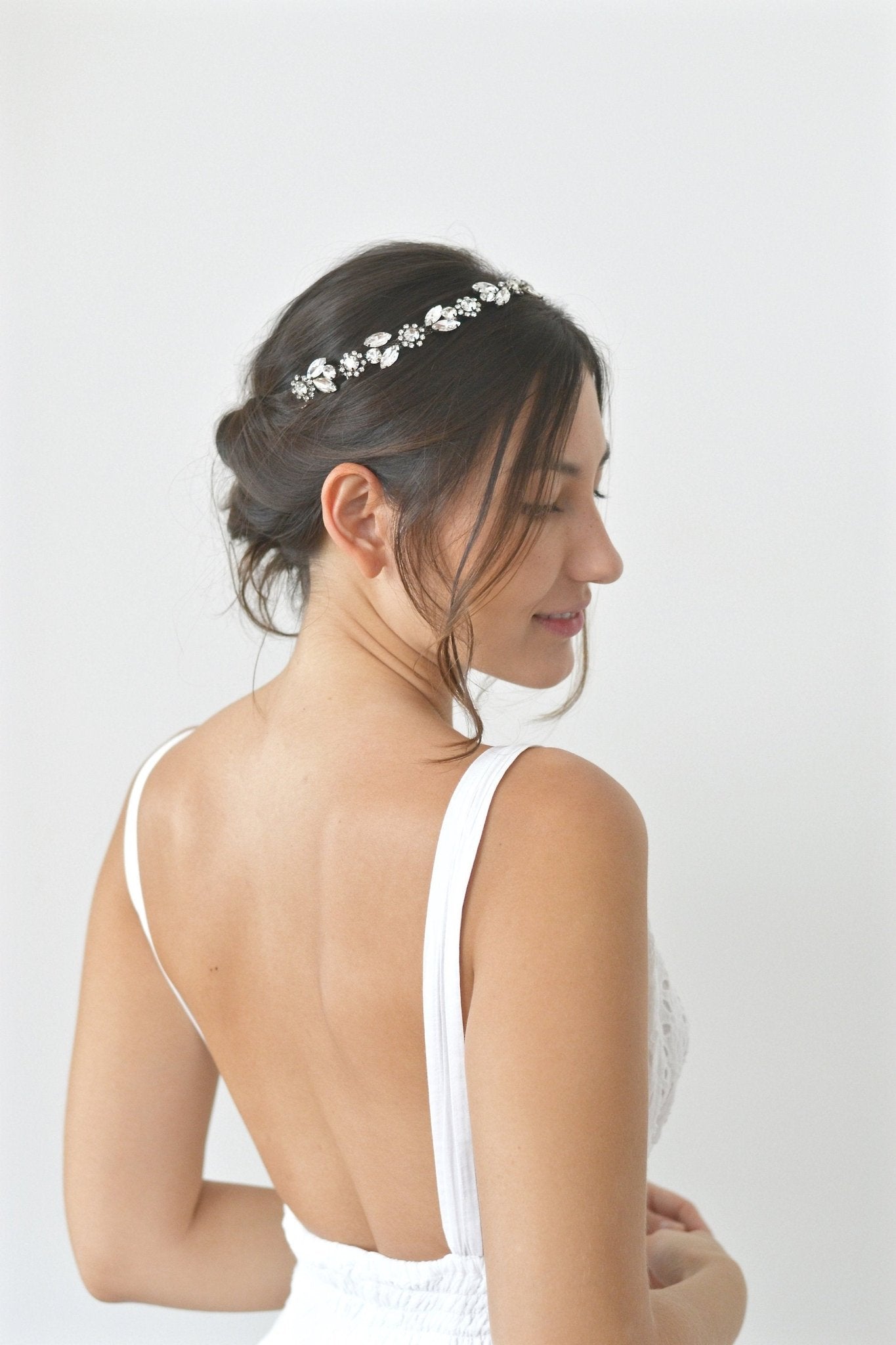 Ravie - Couronne cristaux mariage - Headband - Atelier Lilac