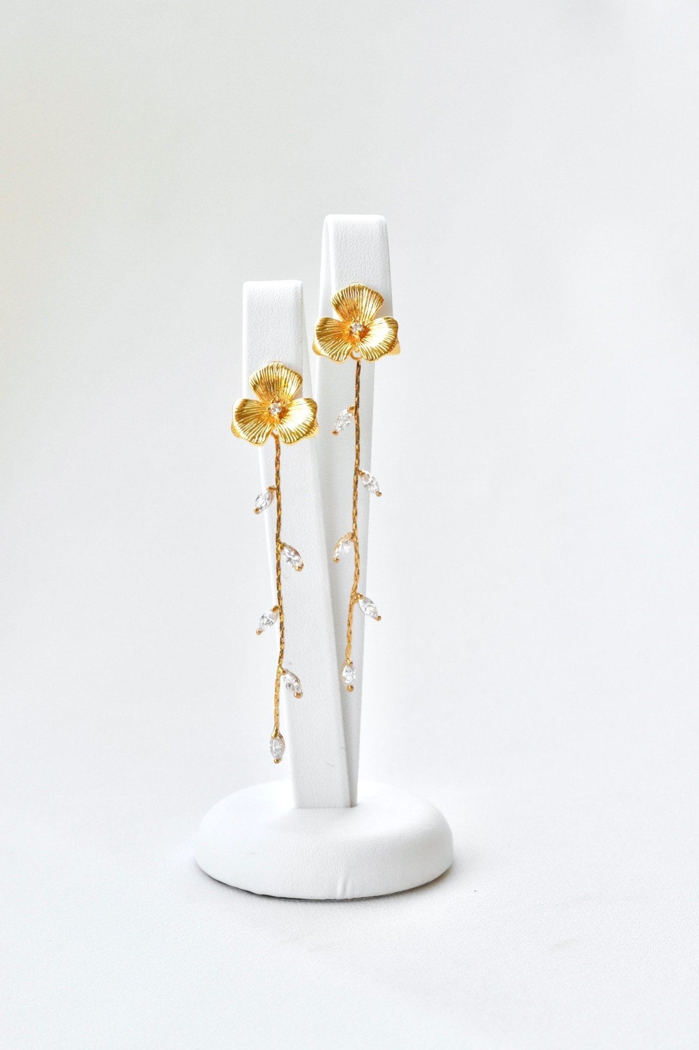 Suave - Boucles d'oreilles pendantes mariage - Boucles d'oreilles longues - Atelier Lilac