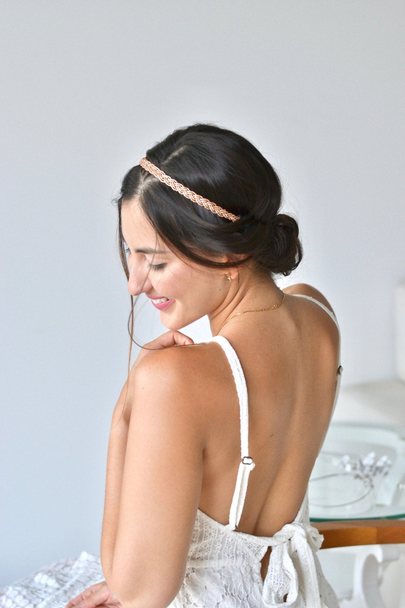 Tendresse - Bandeau headband tressé - Headband - Atelier Lilac