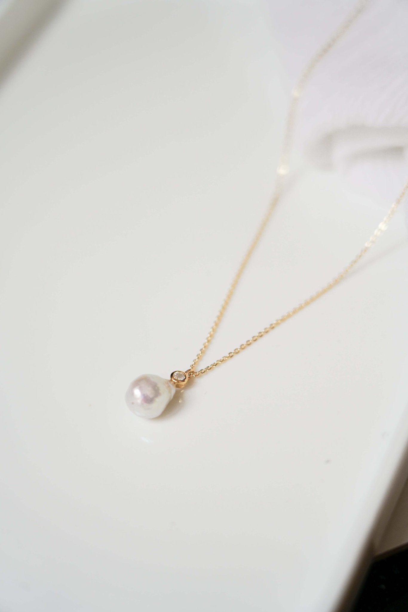Trésor - Collier Perle Naturelle Baroque - Collier - Atelier Lilac