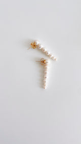 Salina - Cultured pearl earrings